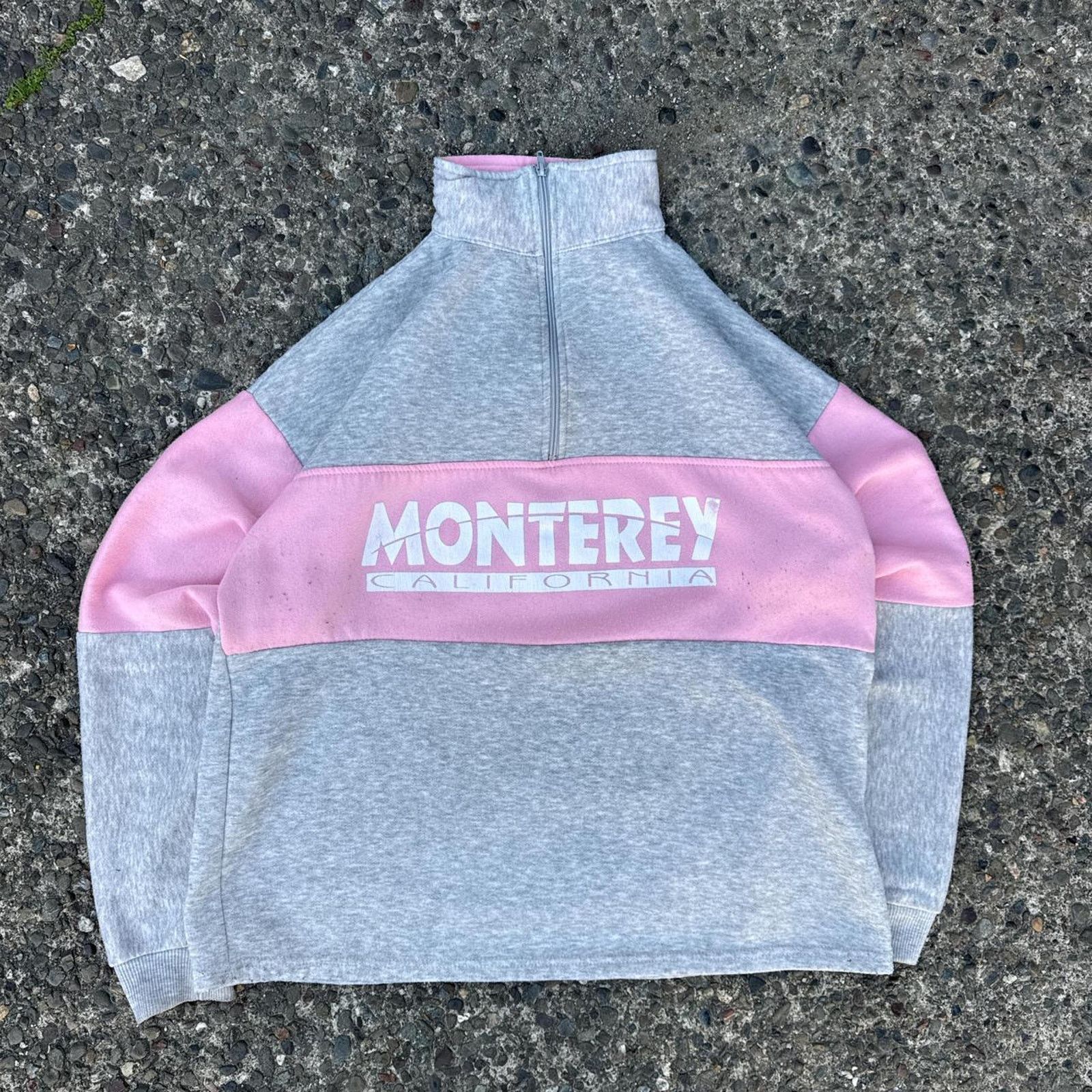 Vintage Vintage Women’s 90s Monterey Bay Quarter Zip– Size Large Size L / US 10 / IT 46 - 1 Thumbnail