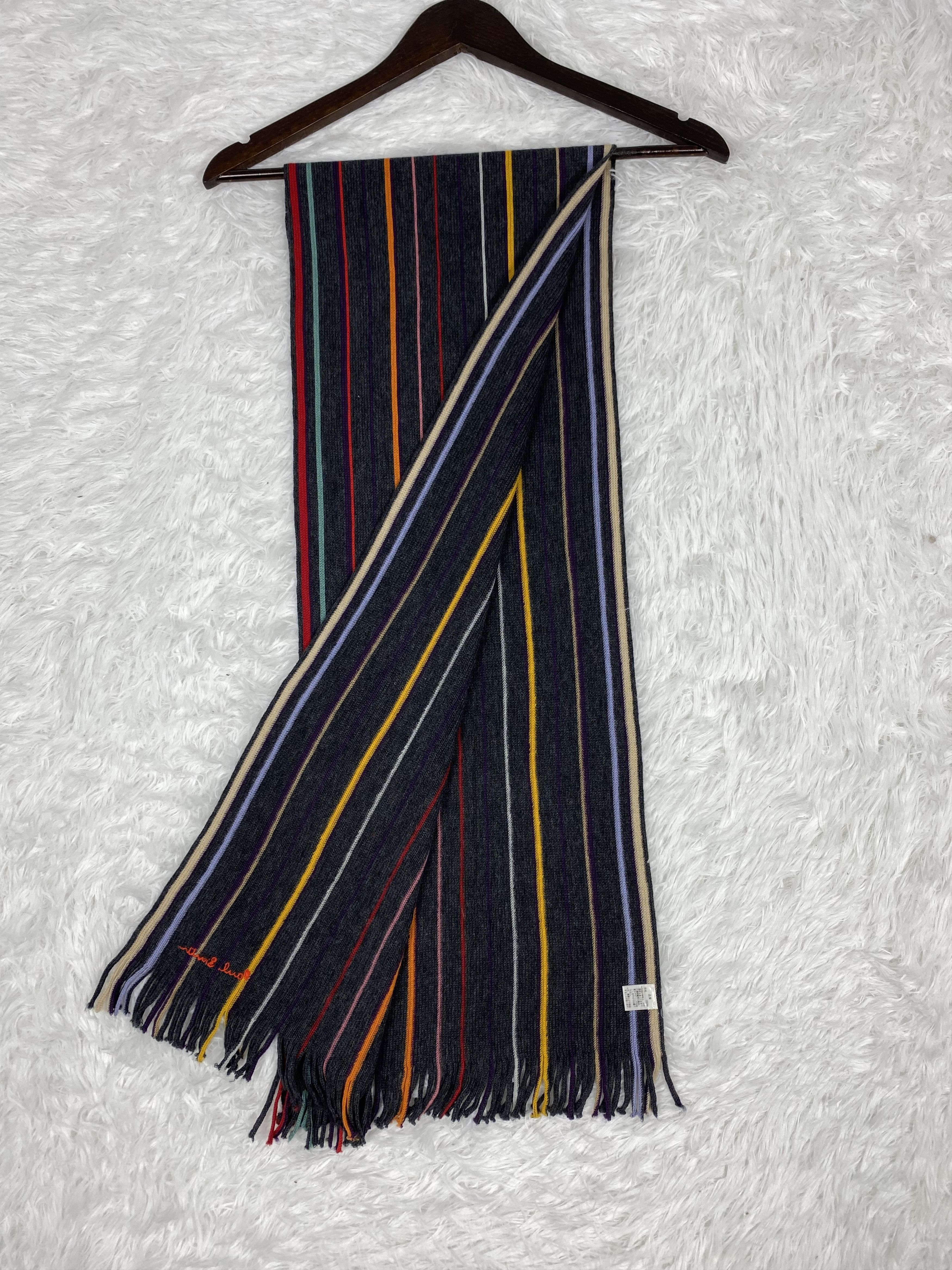 Paul Smith × Vintage Vintage Paul Smith Scarf / Muffler Neckwear PM0163 Size ONE SIZE - 7 Thumbnail