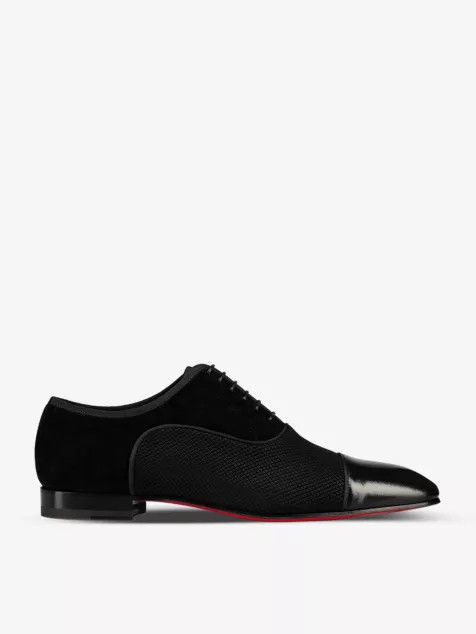Christian Louboutin o1s1wg110924 Greggo Orlato Flat Loafer in Black Size US 8 / EU 41 - 3 Thumbnail