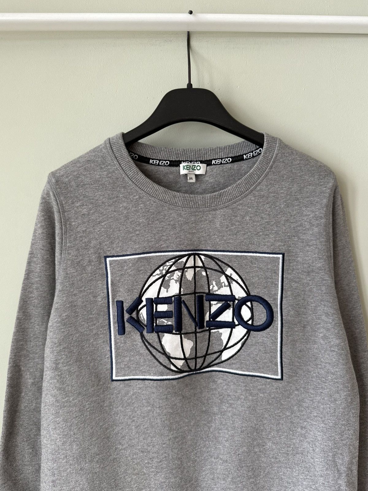 Kenzo Kenzo earth logo crew sweatshirt Size M / US 6-8 / IT 42-44 - 2 Thumbnail