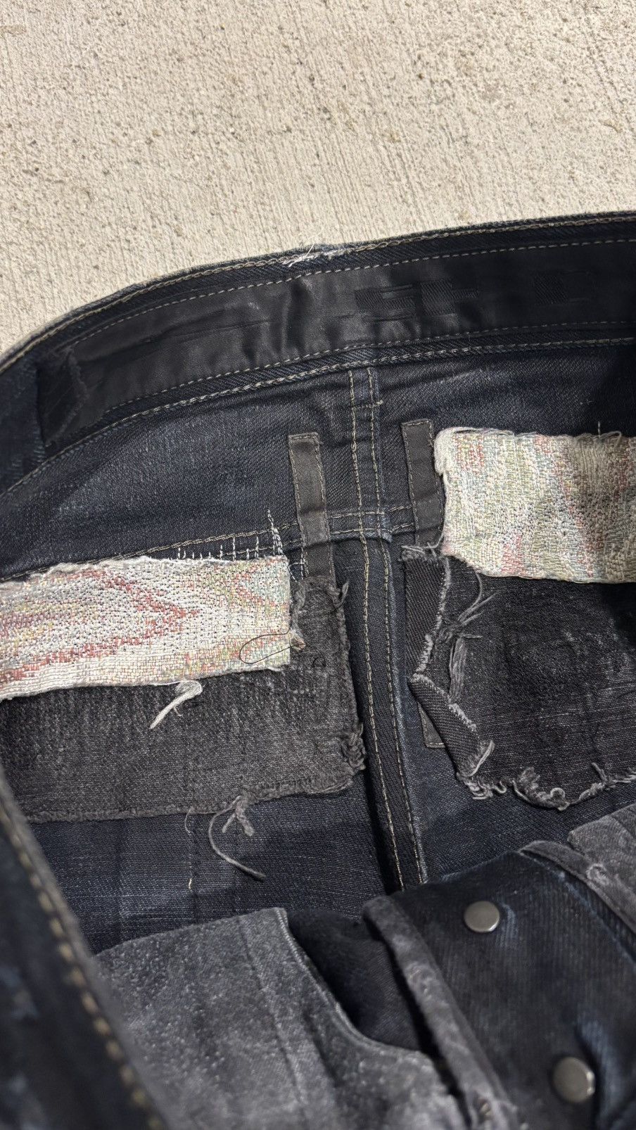 Rick Owens Drkshdw Rick Owens Distressed Detroit Cut Denim Size US 32 / EU 48 - 18 Thumbnail