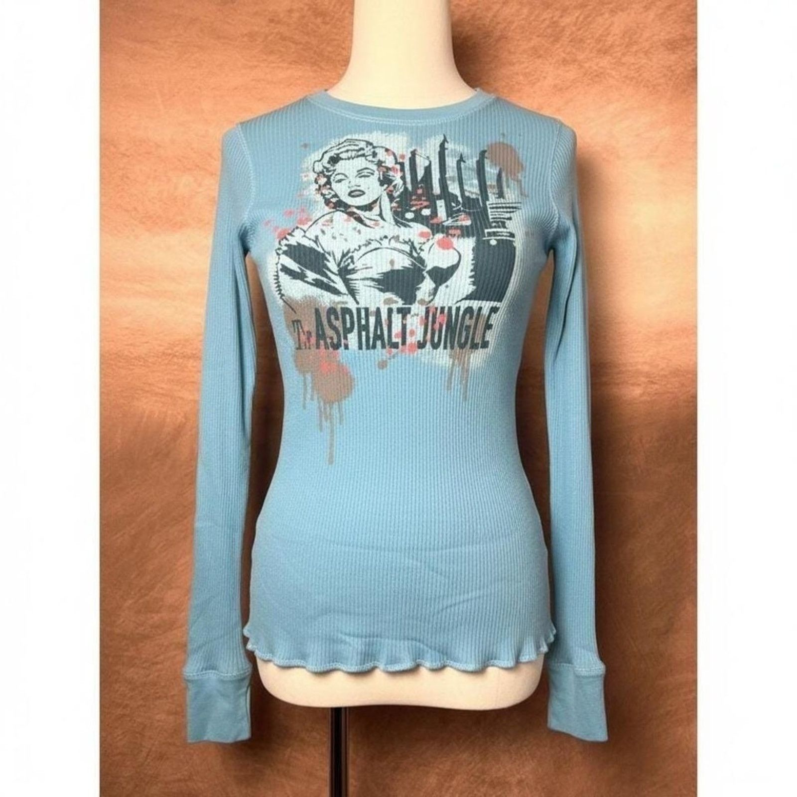 Other Marilyn Monroe Thermal Top Dragonfly Size M Blue Size M / US 6-8 / IT 42-44 - 1 Thumbnail