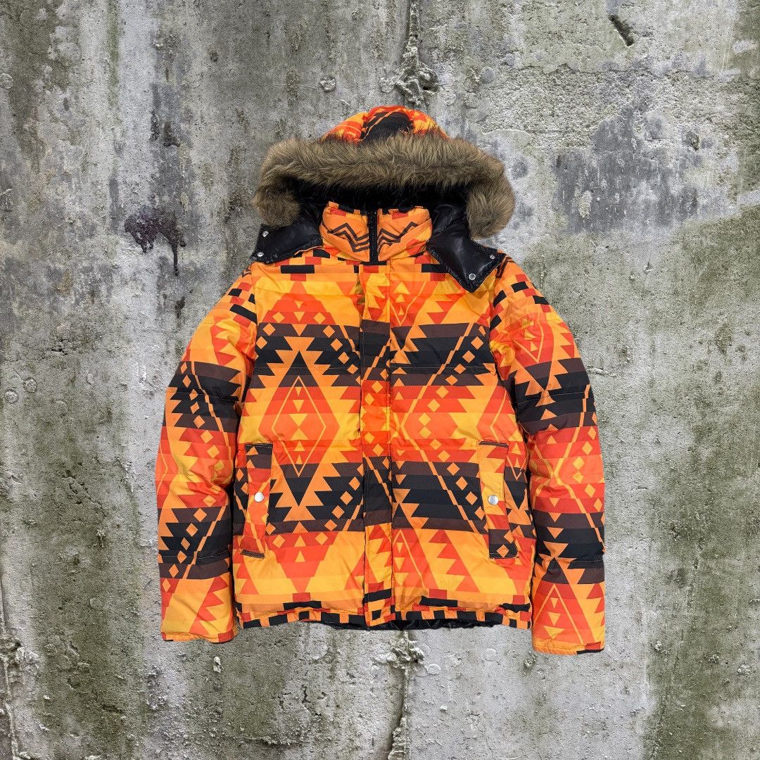 PPFM PPFM Tribal Fur Puffer Jacket Size US M / EU 48-50 / 2 - 1 Thumbnail