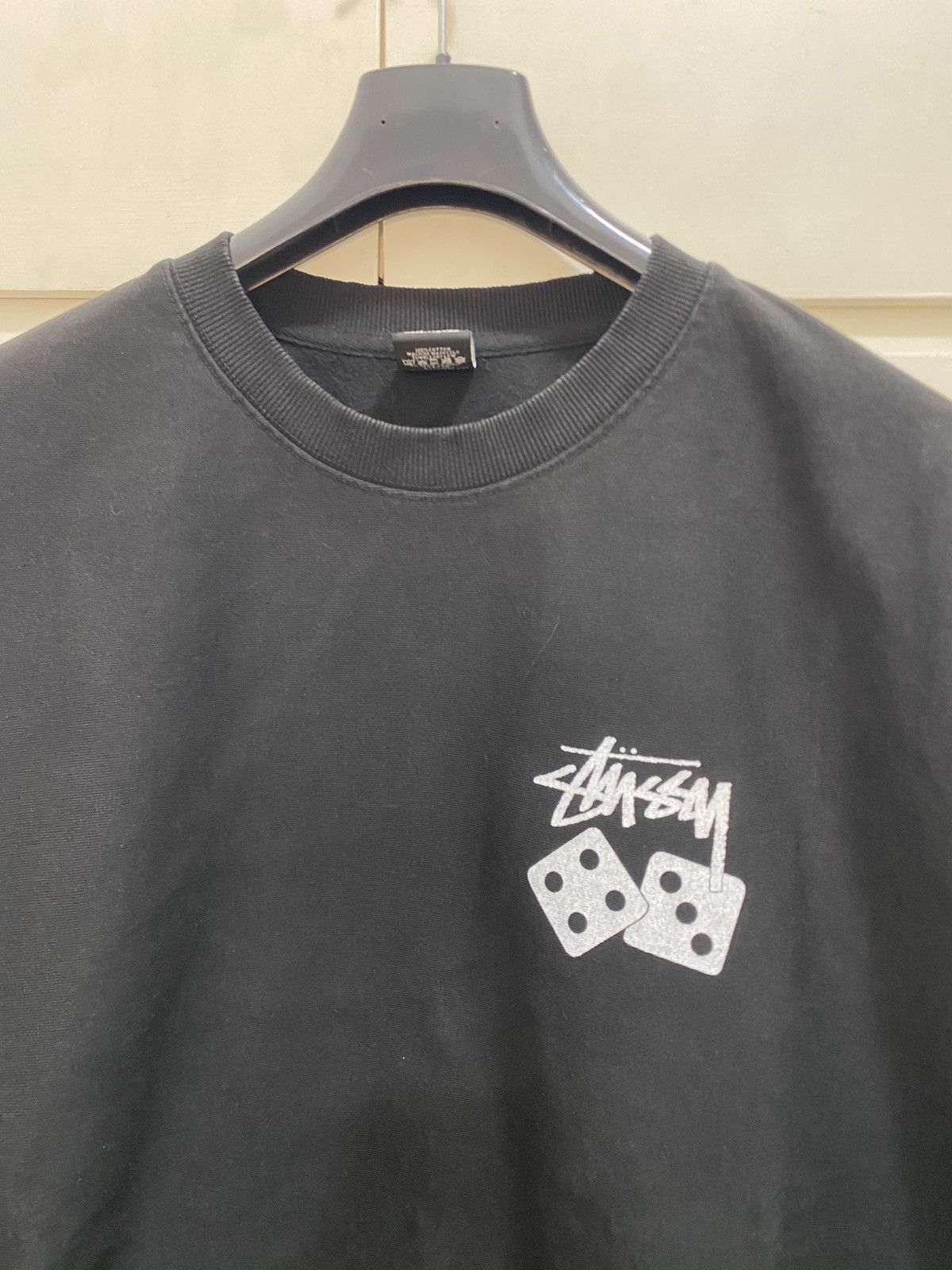 Stussy Stüssy Dadi sweatshirt, size XL, black, with print, used Size US XL / EU 56 / 4 - 3 Thumbnail