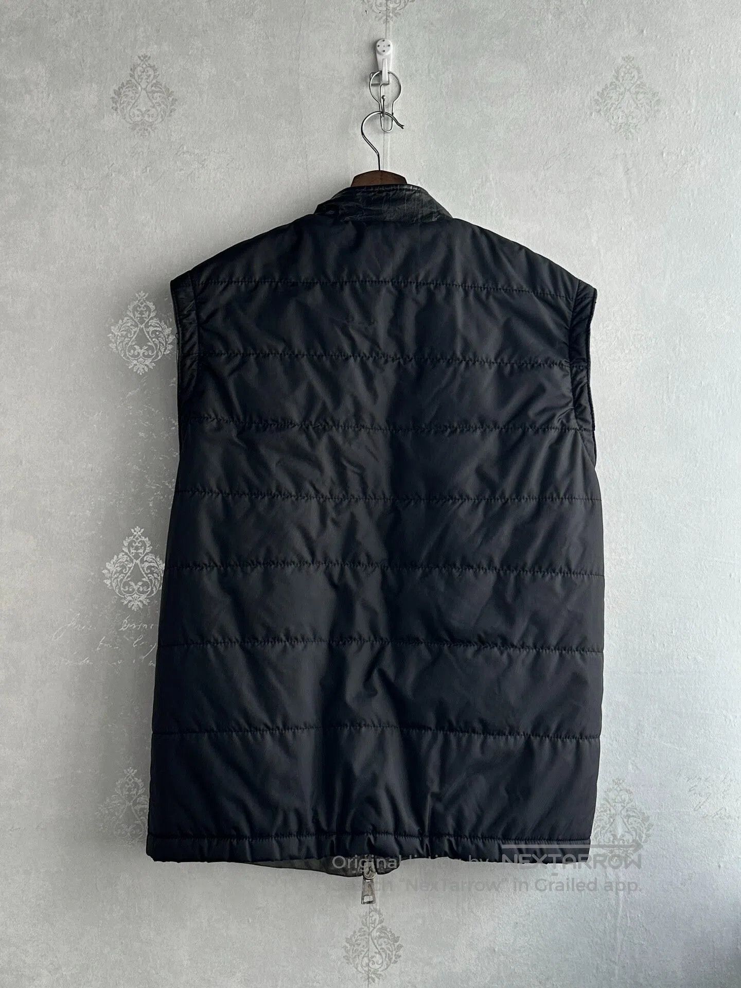 Dacute dacute size50 Dyed and aged leather vest with patchwork des Size US M / EU 48-50 / 2 - 2 Thumbnail