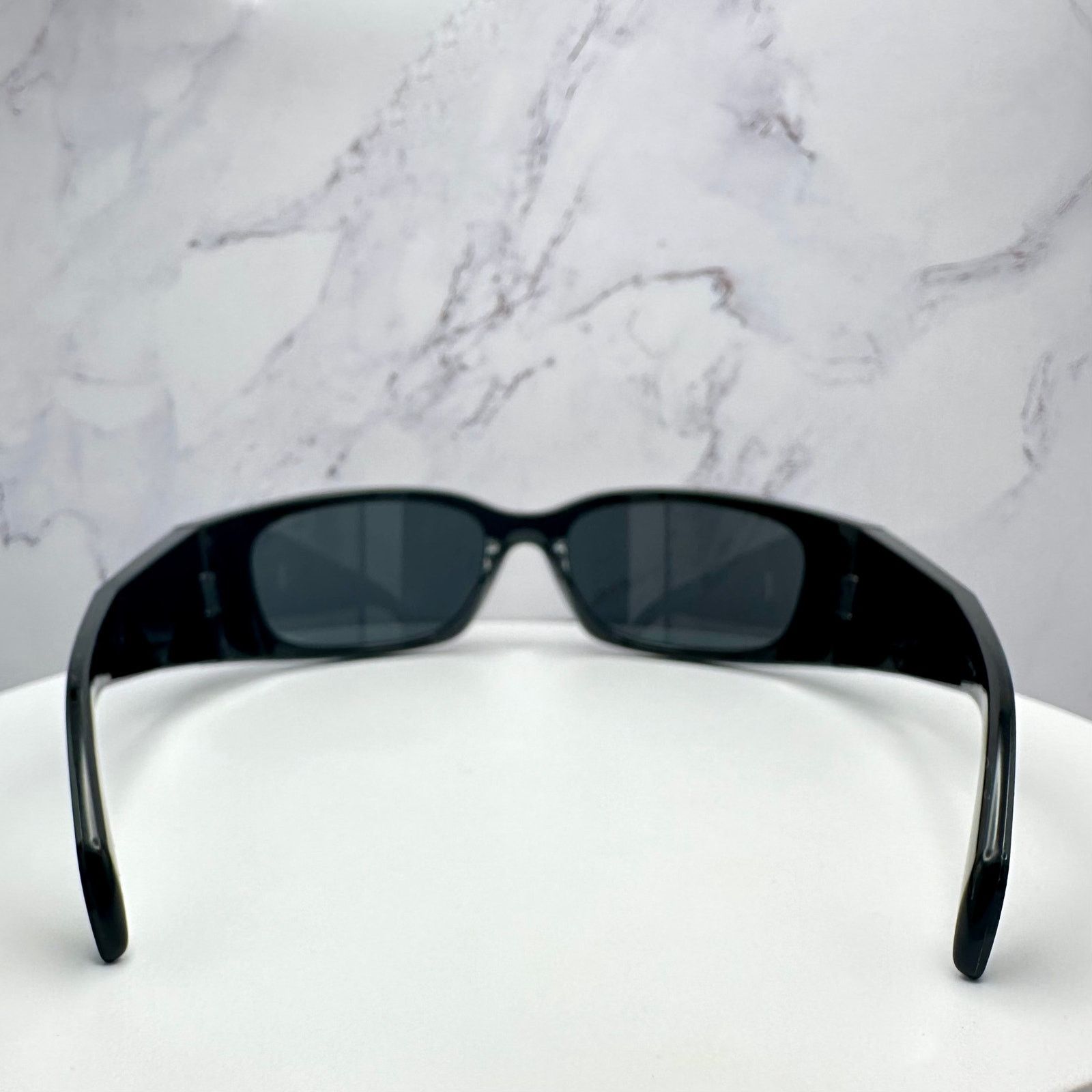 Prada New Prada Sunglasses Black Symbole Logo Wrap Size ONE SIZE - 17 Thumbnail
