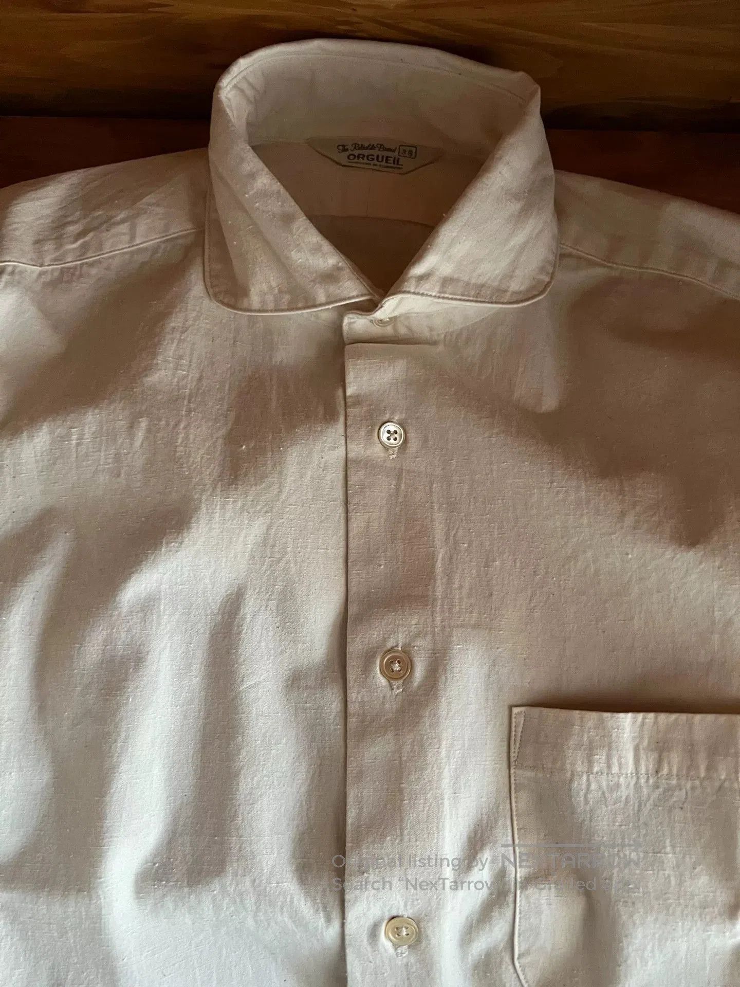 Orgueil Orgueil Windsor Collar Shirt for Men. Size US M / EU 48-50 / 2 - 9 Thumbnail