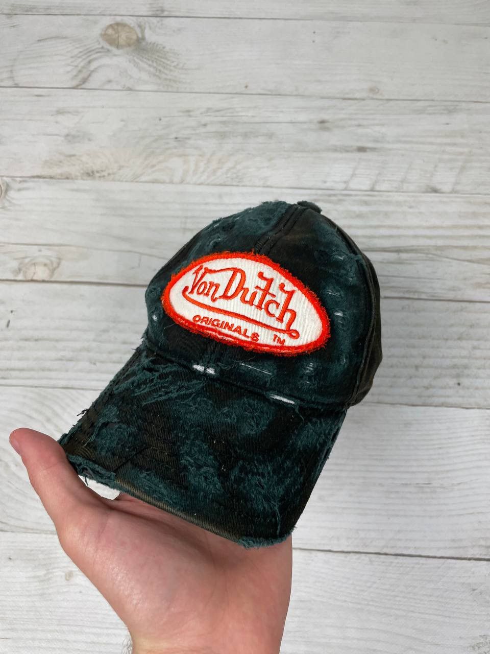 Von Dutch Vintage Von Dutch Cap Hat Distrissed Y2K Size ONE SIZE - 2 Thumbnail