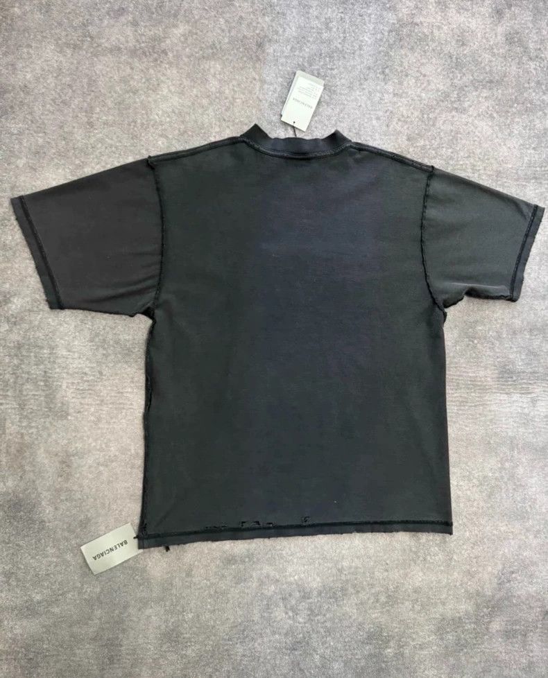 Balenciaga Balenciaga Fleece Jacquard Short Sleeve Size US XS / EU 42 / 0 - 2 Thumbnail