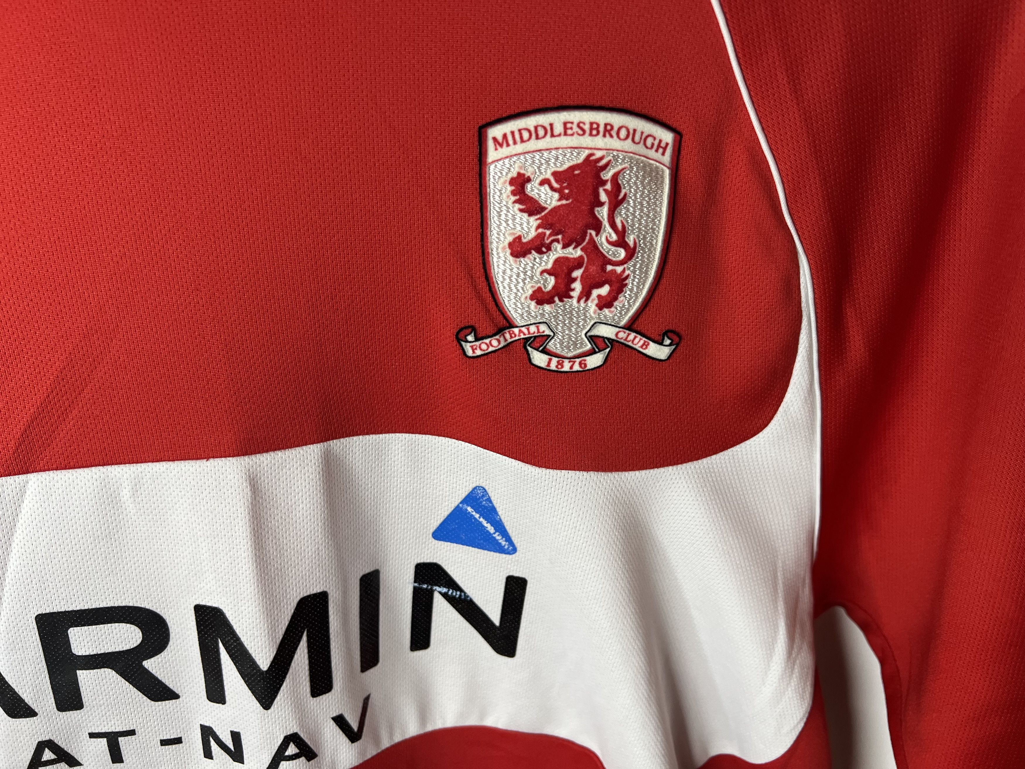 Errea MIDDLESBROUGH 2008 HOME MATCH ISSUE FOOTBALL SHIRT SOCCER Size US XXL / EU 58 / 5 - 5 Thumbnail
