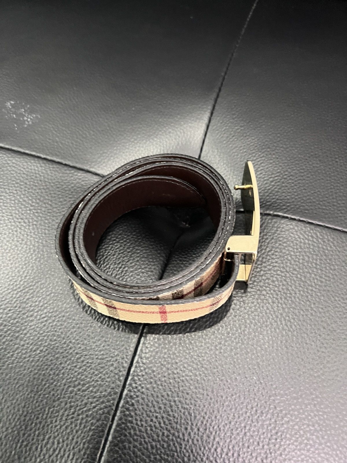 Burberry Burberry Equestrian Knight Check Belt Size ONE SIZE - 8 Thumbnail