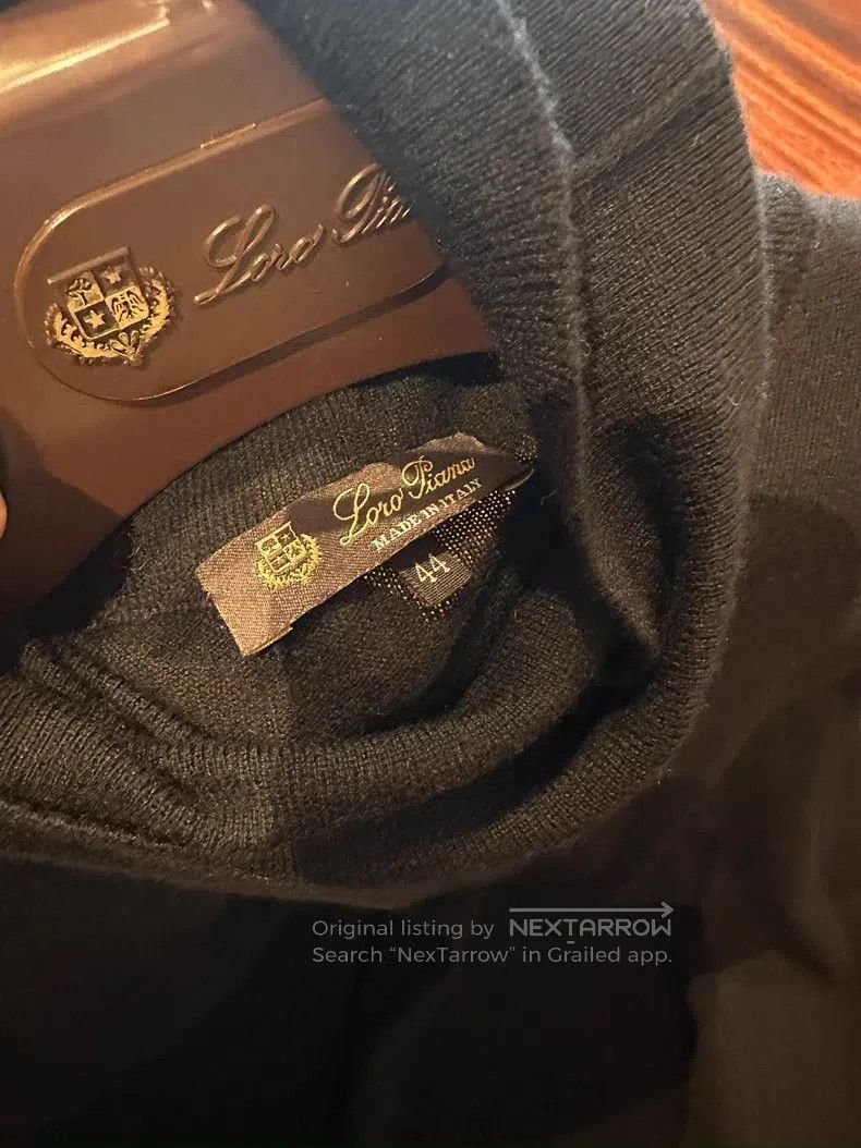 Loro Piana Loro Piana High-neck black cashmere sweater Size US S / EU 44-46 / 1 - 4 Thumbnail