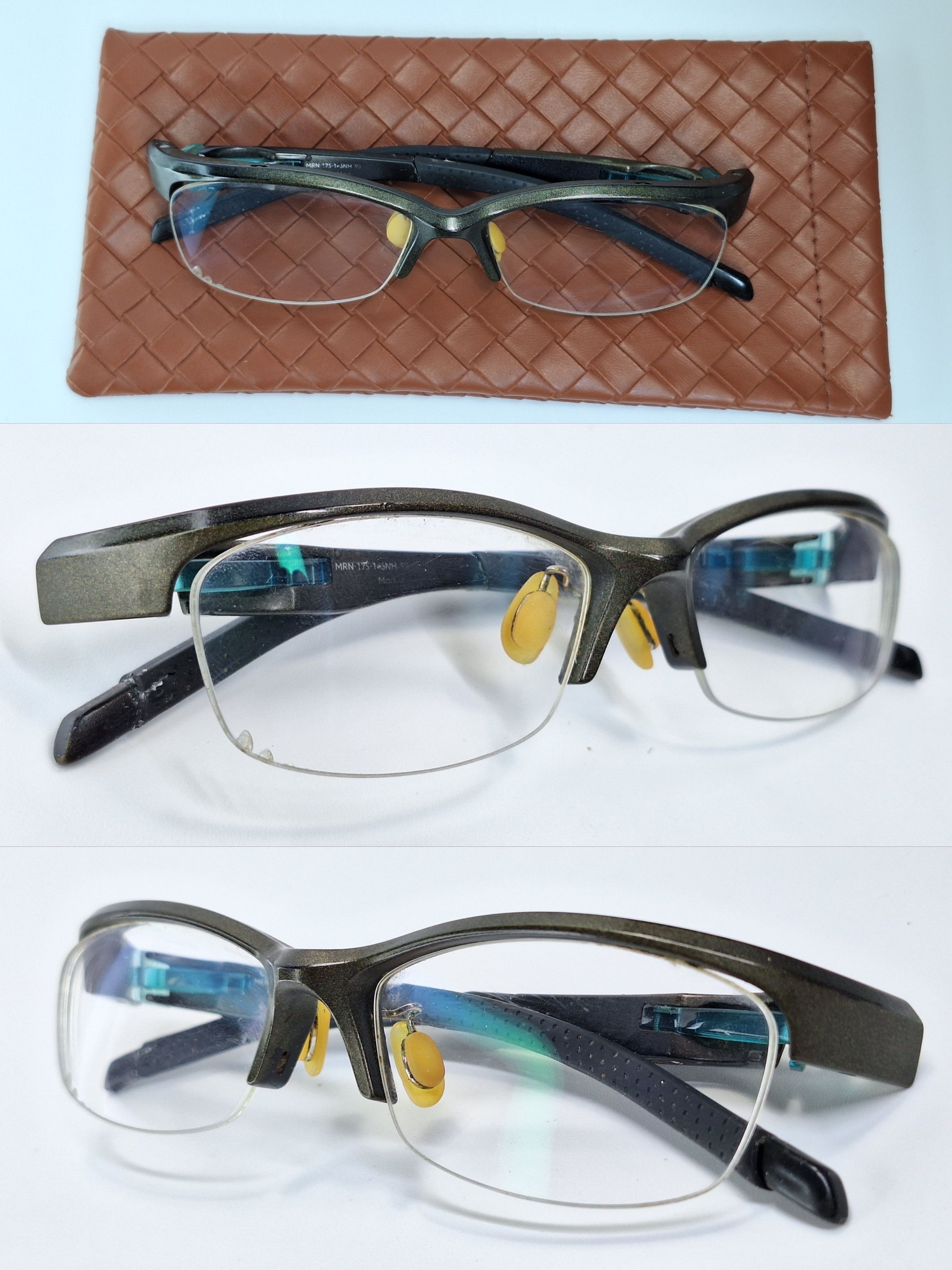 JINS JINS Airframe MRN-17S-146 Semi-Rimless Lightweight Eyeglass Size ONE SIZE - 3 Thumbnail