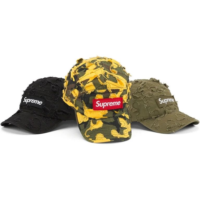 Griffin × Supreme Supreme/Griffin Camp Cap - Black Size ONE SIZE - 8 Thumbnail