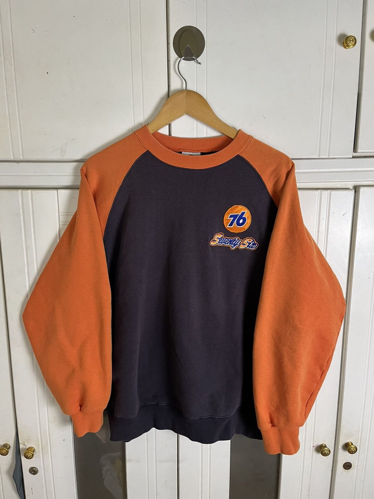 Japanese Brand Vintage 90s 76 Lubricants Sweatshirt Size US L / EU 52-54 / 3 - 3 Thumbnail