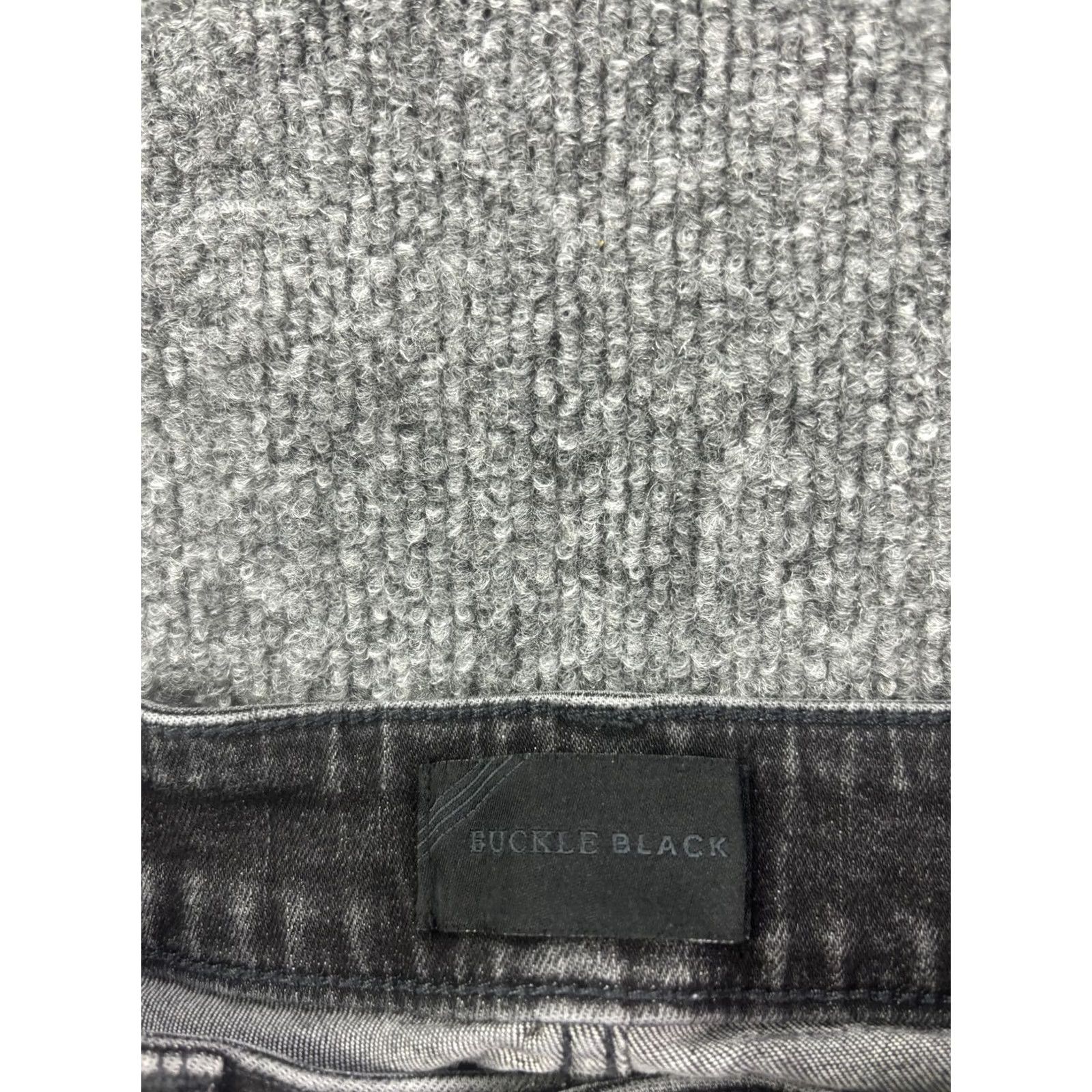 Buckle Black Buckle Black Jeans Bootcut Womens 29x34 Charcoal Wash Distressed Stretch Denim Pocket Size 29" - 2 Thumbnail