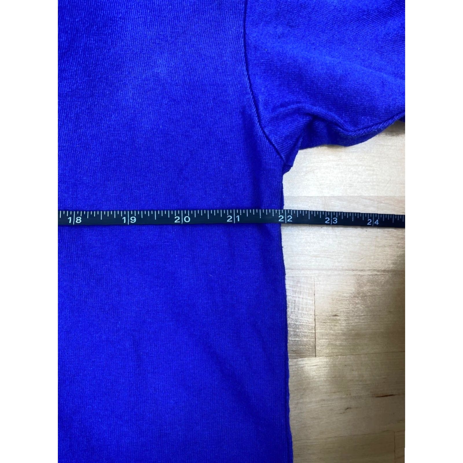 Johnny Was VINTAGE Johnny Was T Shirt One Size Fits All Royal Blue Sun Embroidered #8190 Shirts Womens One Size Royal Blue Embroidered Flower 1990s Size ONE SIZE - 5 Thumbnail