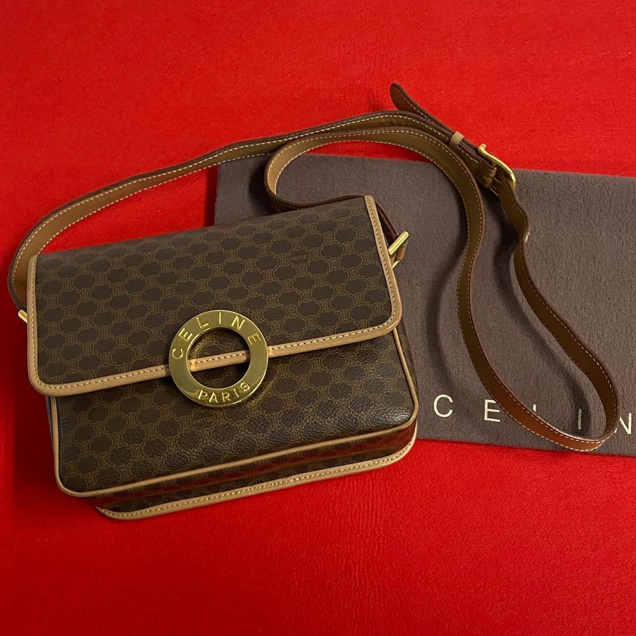 Celine Celine Shoulder Bag Black Leather Size ONE SIZE - 1 Thumbnail