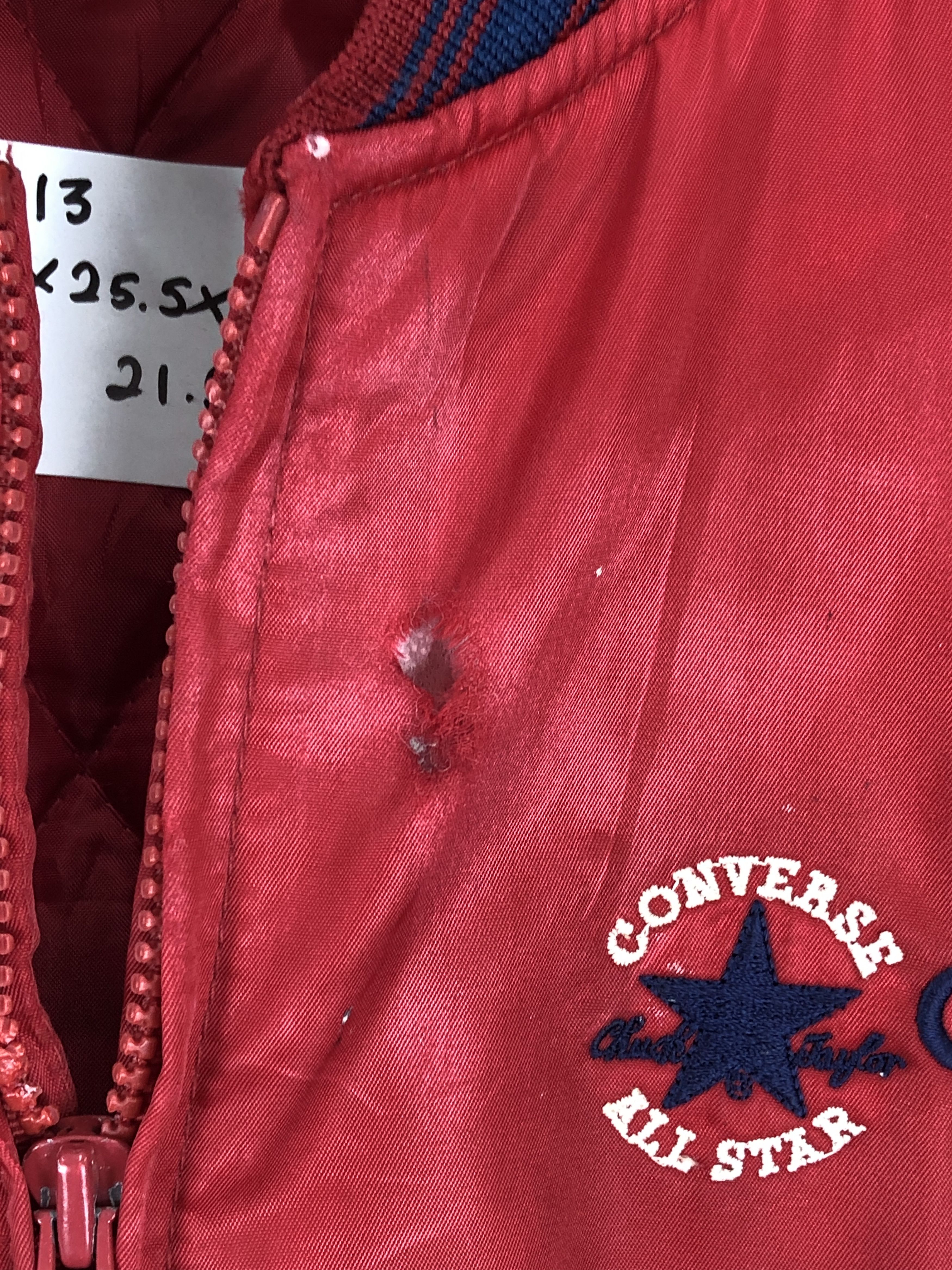 Converse Vintage 90s Converse All Star Bomber Big Logo Jacket J1713 Size US M / EU 48-50 / 2 - 12 Thumbnail