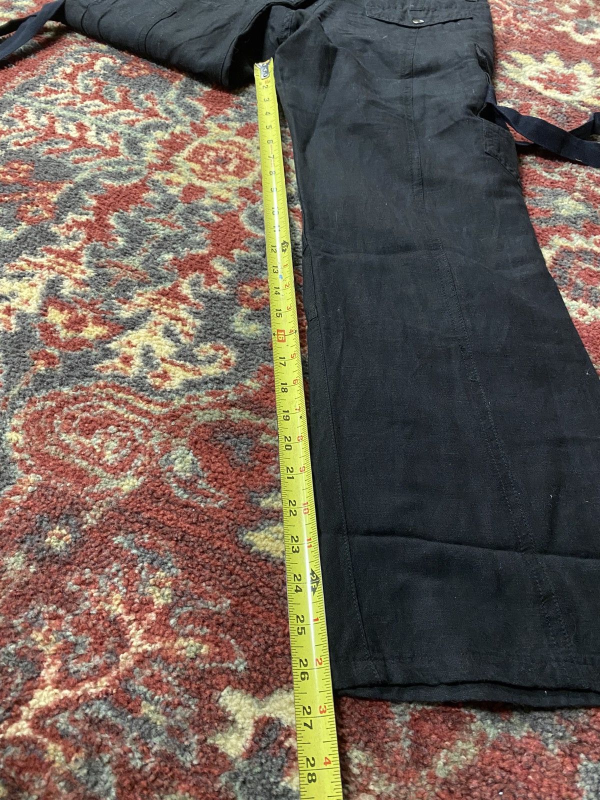 Tornado Mart Tornado Mart Flared Lace Cargo Pants Size 30" / US 8 / IT 44 - 7 Thumbnail