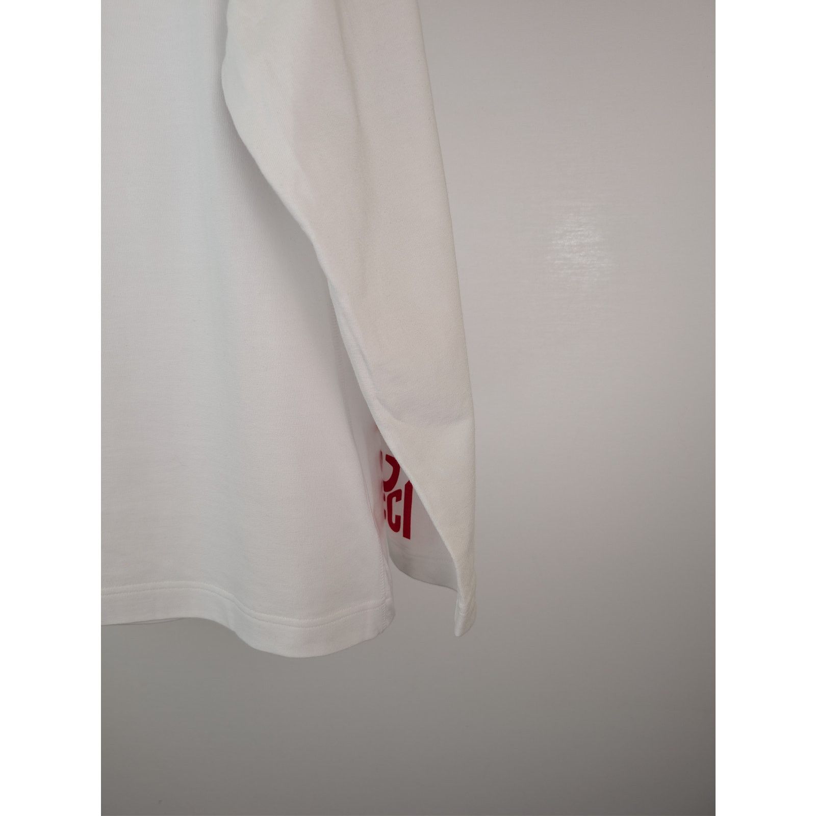 Gucci o1rshd1 Q:2 / Logo-Print Cotton Jersey T-shirt in White Size US M / EU 48-50 / 2 - 13 Thumbnail