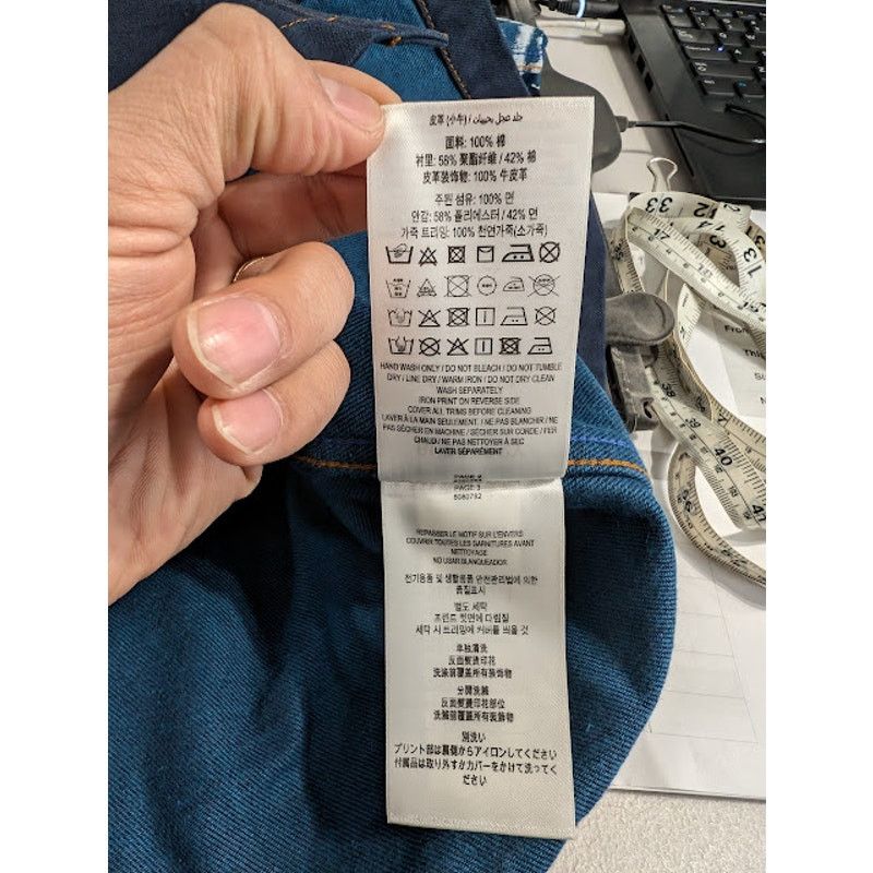 Burberry o1rshd1 Denim Shirt in Indigo Blue Size US S / EU 44-46 / 1 - 16 Thumbnail