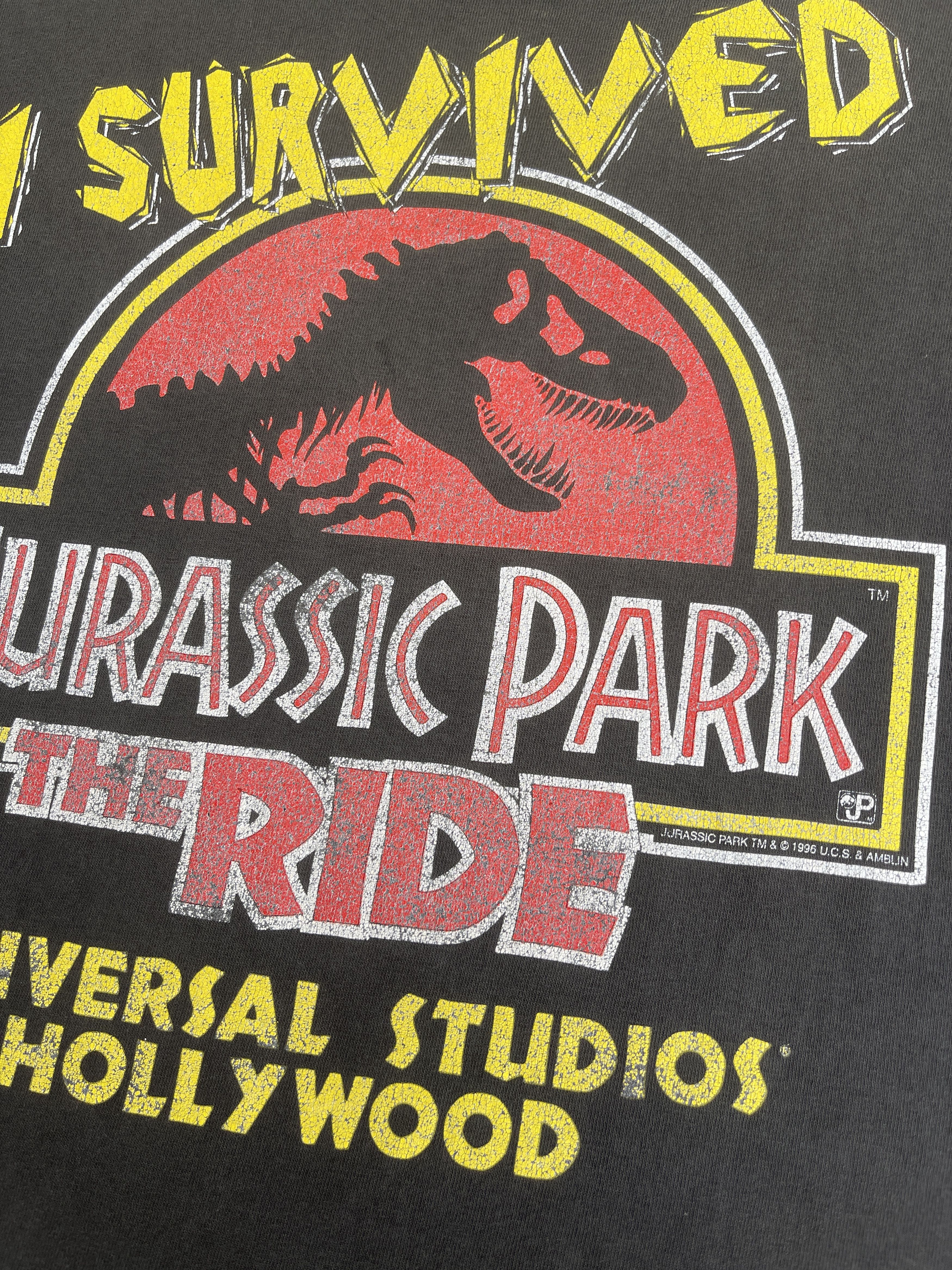 Universal Studios Rare🔥Faded🔥Vtg 90s Jurassic Park Universal Studio Tee Size US XXL / EU 58 / 5 - 10 Thumbnail