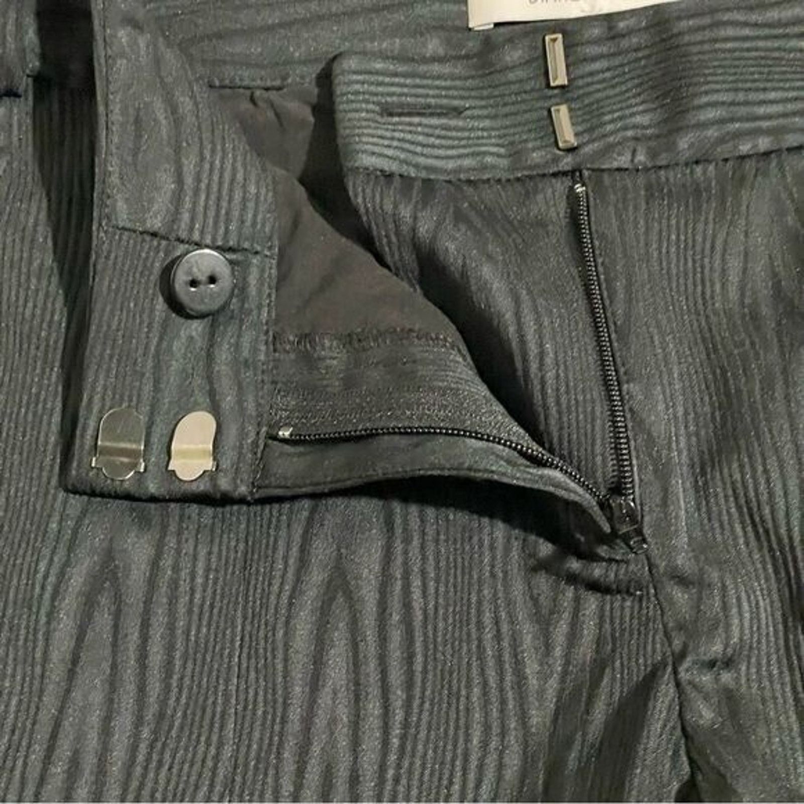 Diane von Furstenberg Diane von Furstenberg Pants Black Staple Textured Size 4 Size 27" / US 4 / IT 40 - 6 Thumbnail