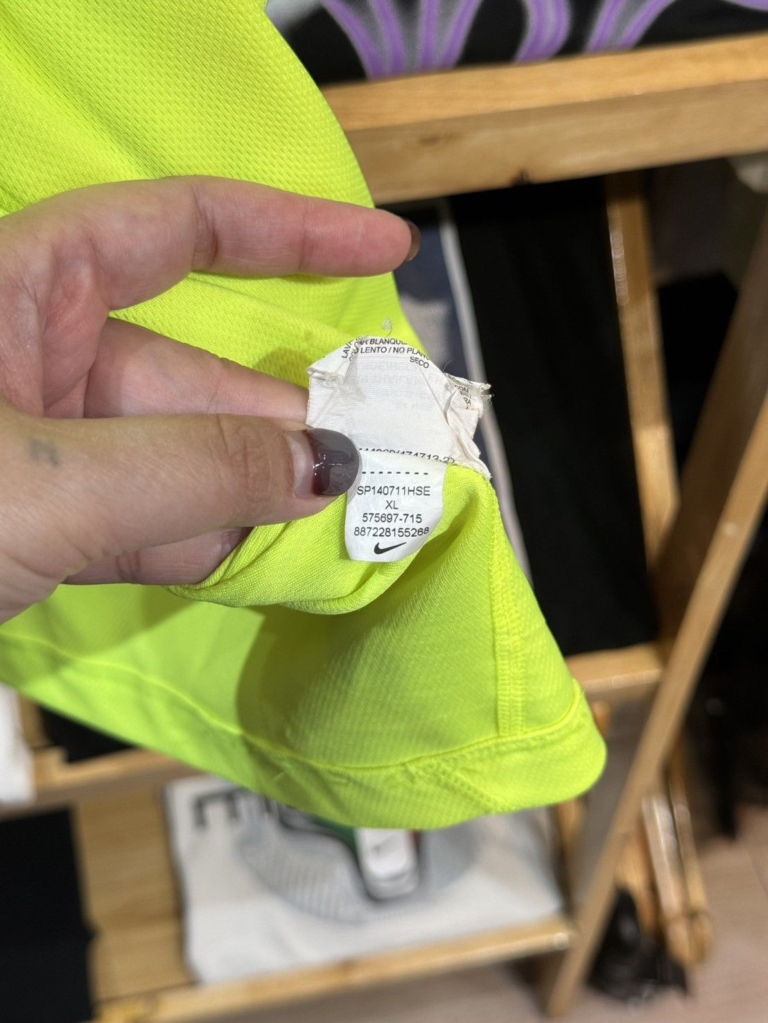Nike Brazil 2014-15 Nike Training Jersey Size US XL / EU 56 / 4 - 11 Thumbnail