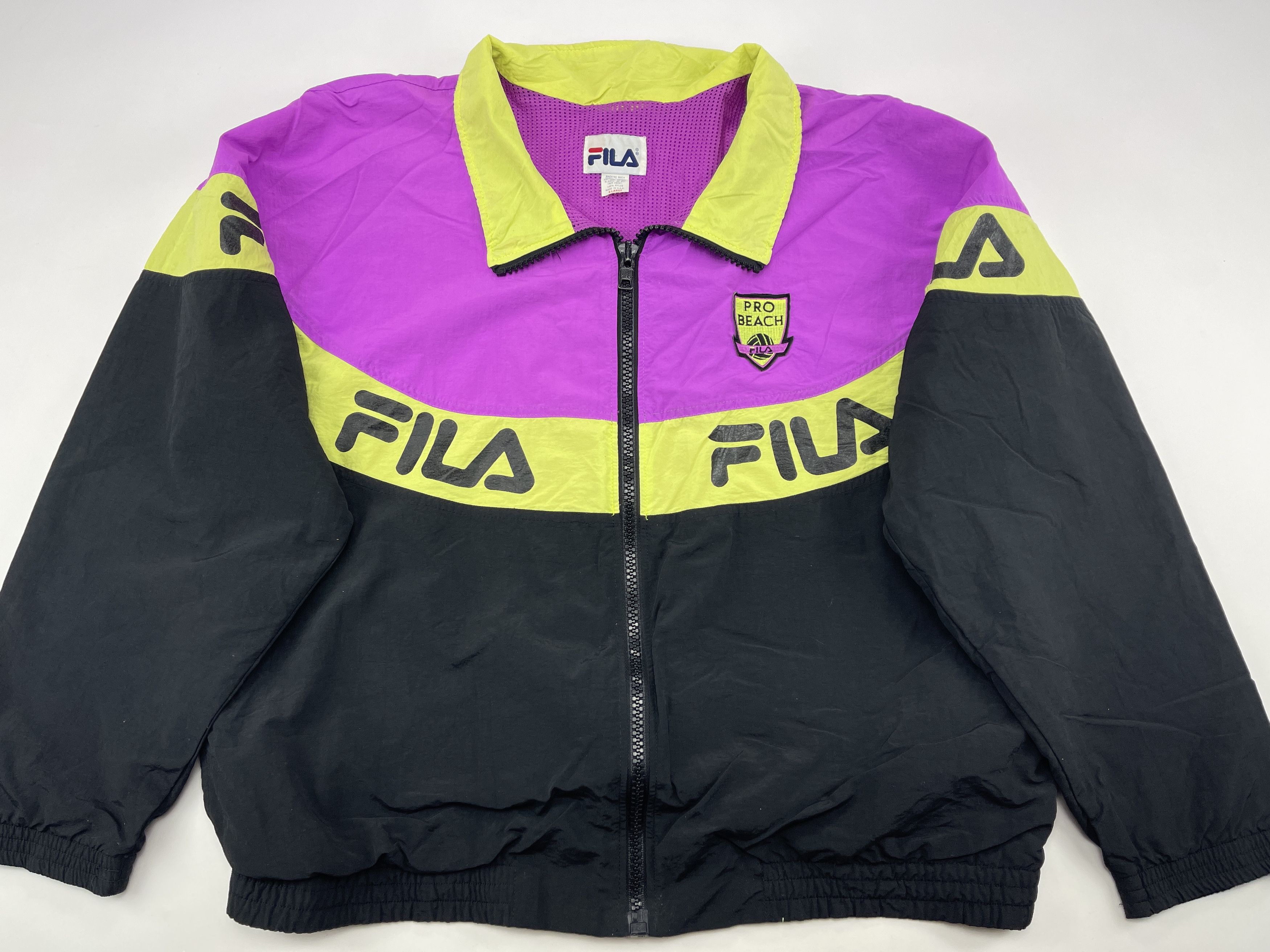Fila FILA jacket, vintage windbreaker, 90s hip hop 1990s size XL Size US XL / EU 56 / 4 - 1 Thumbnail