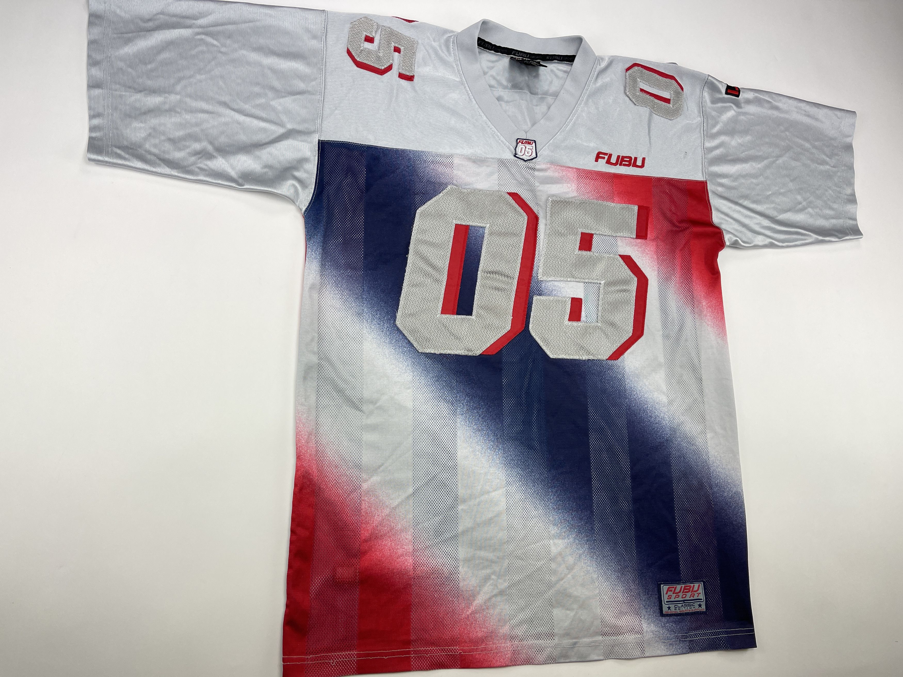 Fubu FUBU jersey, gray, Fubu 05, vintage hip hop t-shirt, 90s L Size US L / EU 52-54 / 3 - 5 Thumbnail