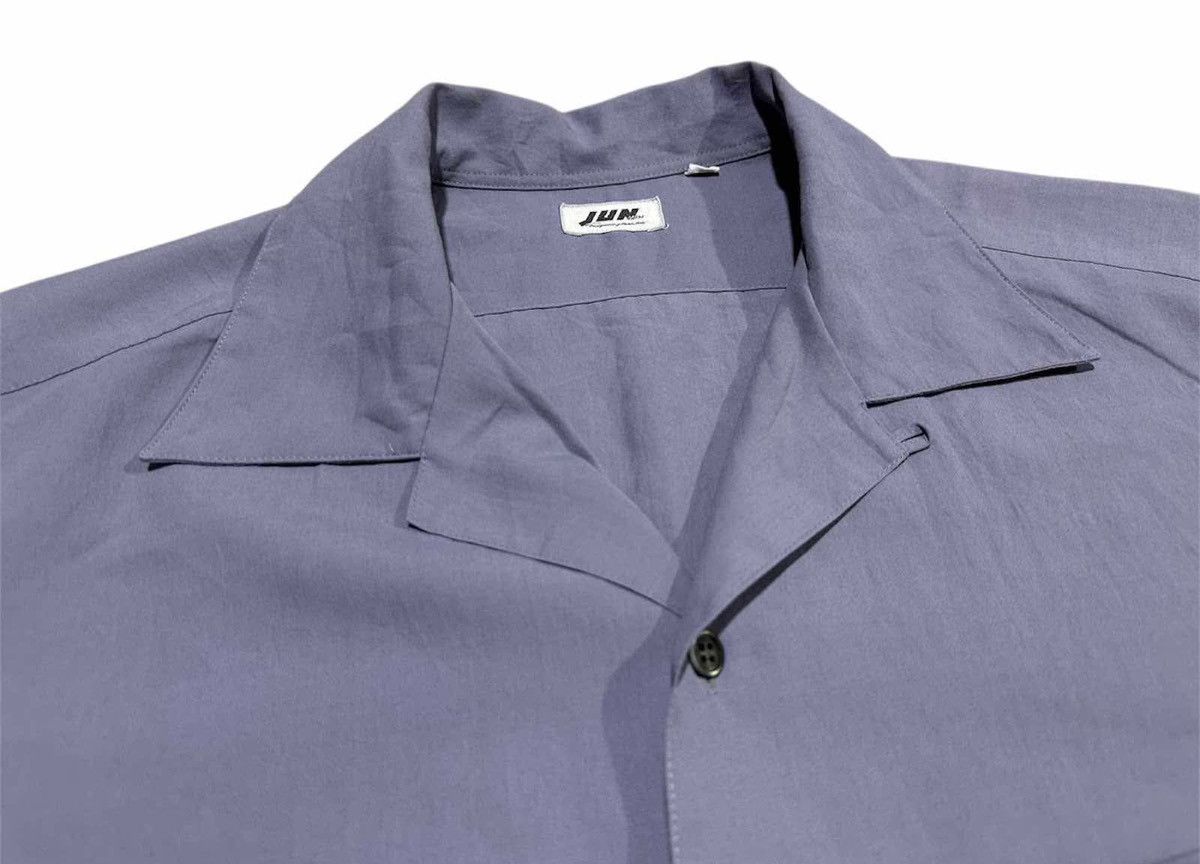 Japanese Brand 🔥Vintage Jun Men Camp Collar Shirt Short Sleeve Size US XL / EU 56 / 4 - 2 Thumbnail