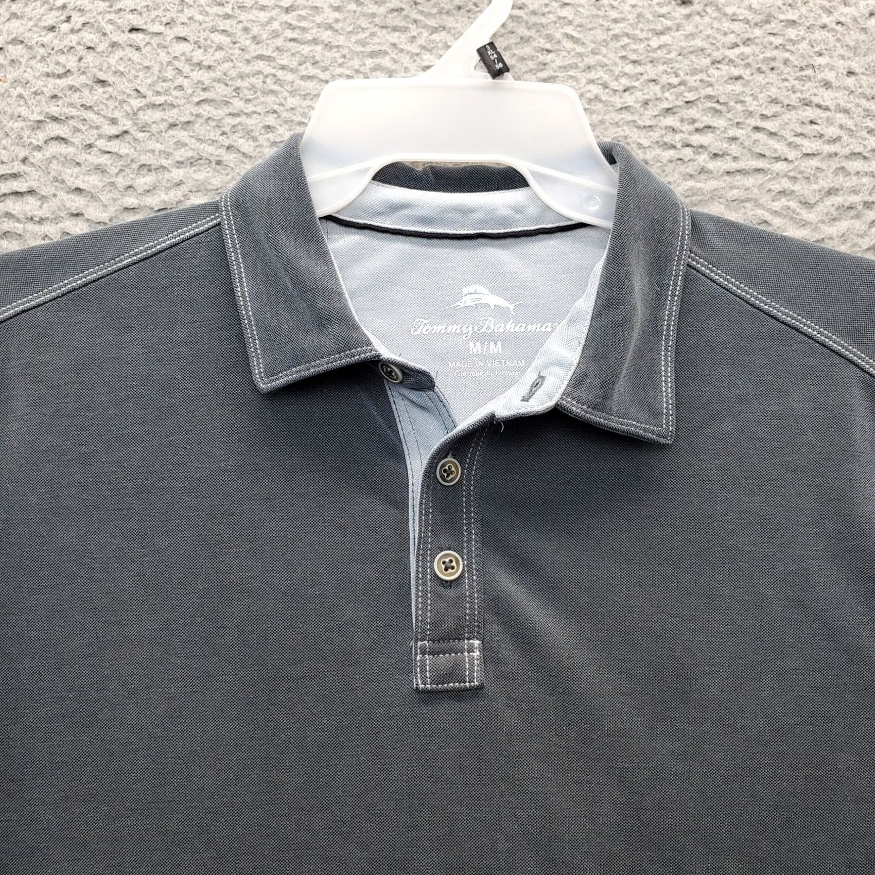 Tommy Bahama Tommy Bahama Polo Shirt Mens M Gray Lyocell Solid Long Sleeve Collared Slit Casual Shirt Size US M / EU 48-50 / 2 - 3 Thumbnail