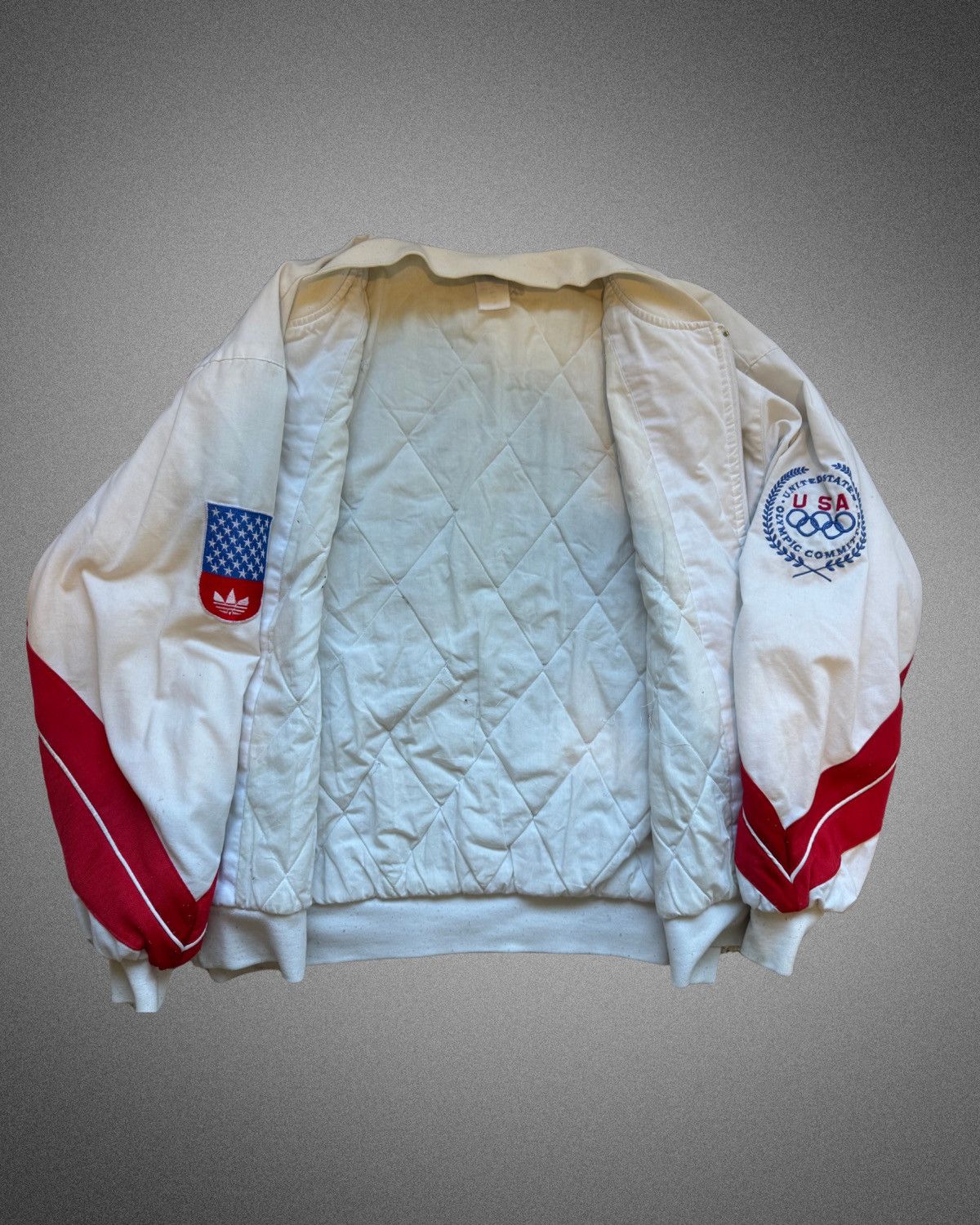 Adidas × Vintage Vintage 80s Adidas Winter Olympics Lake Placid Jacket Size US M / EU 48-50 / 2 - 3 Thumbnail