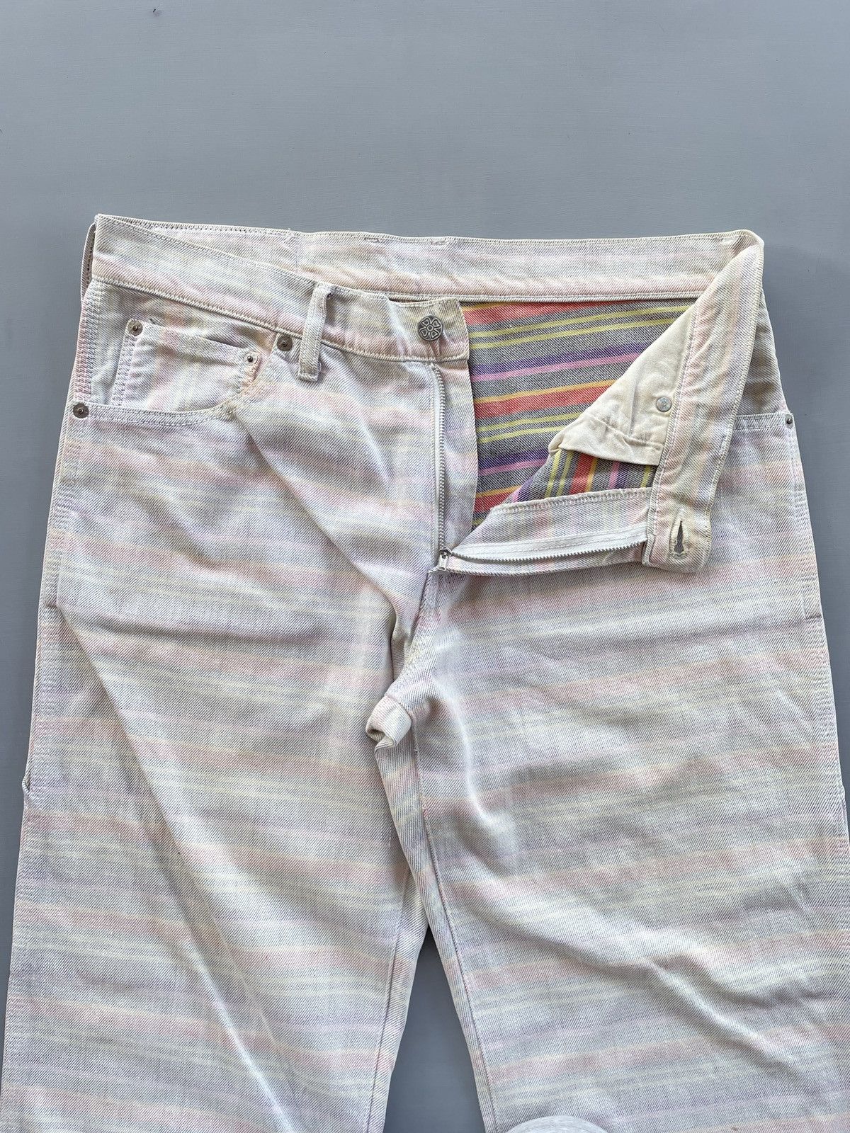 Rainbow OZONE ROCKS MULTICOLOR CARPENTER JEANS Size US 34 / EU 50 - 7 Thumbnail