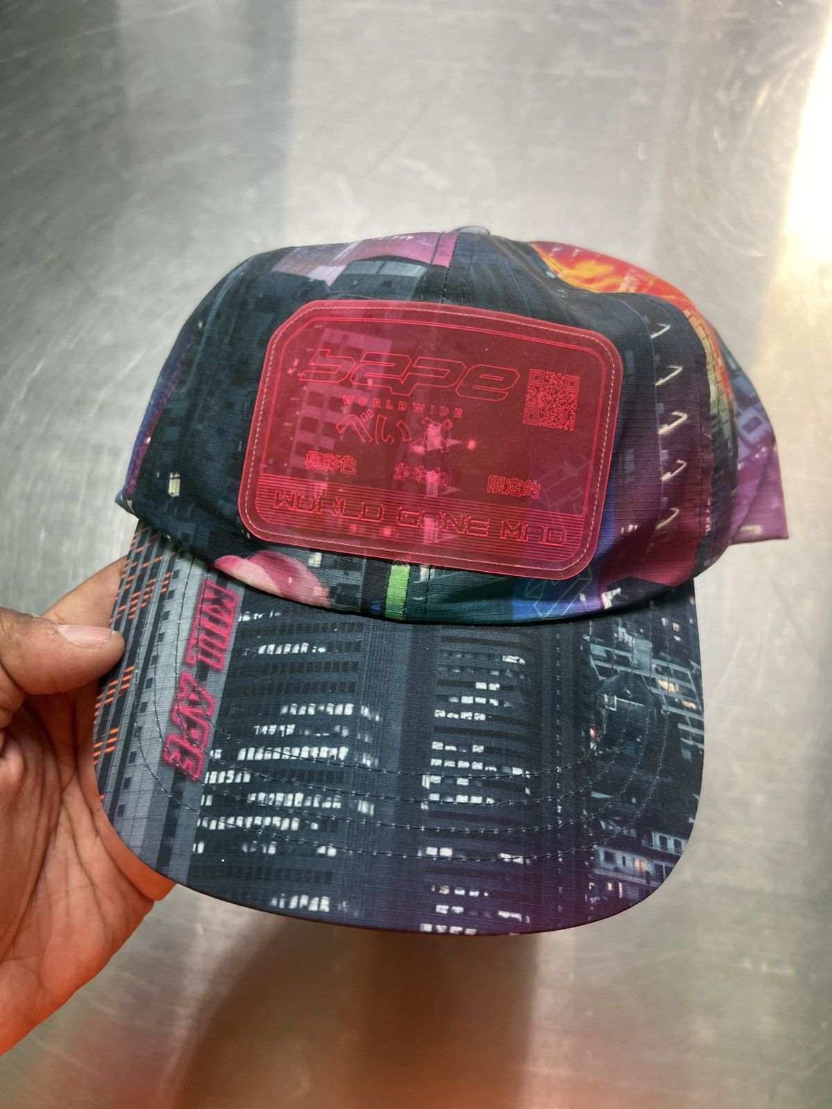Bape Bape neon Tokyo strap hat Size ONE SIZE - 1 Thumbnail