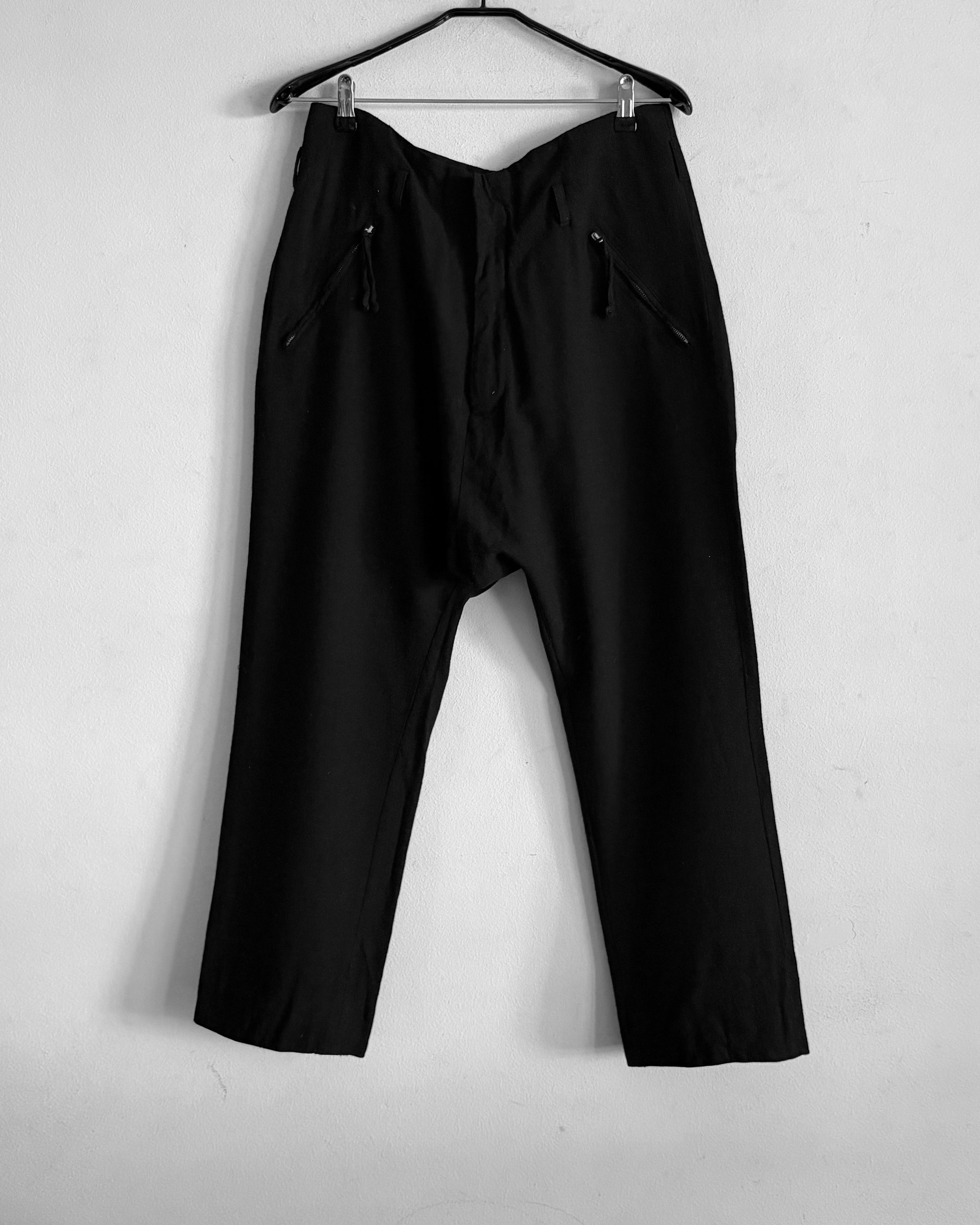 Damir Doma Wool Drop Crotch Zip Sarouel Trouser Size US 32 / EU 48 - 3 Thumbnail