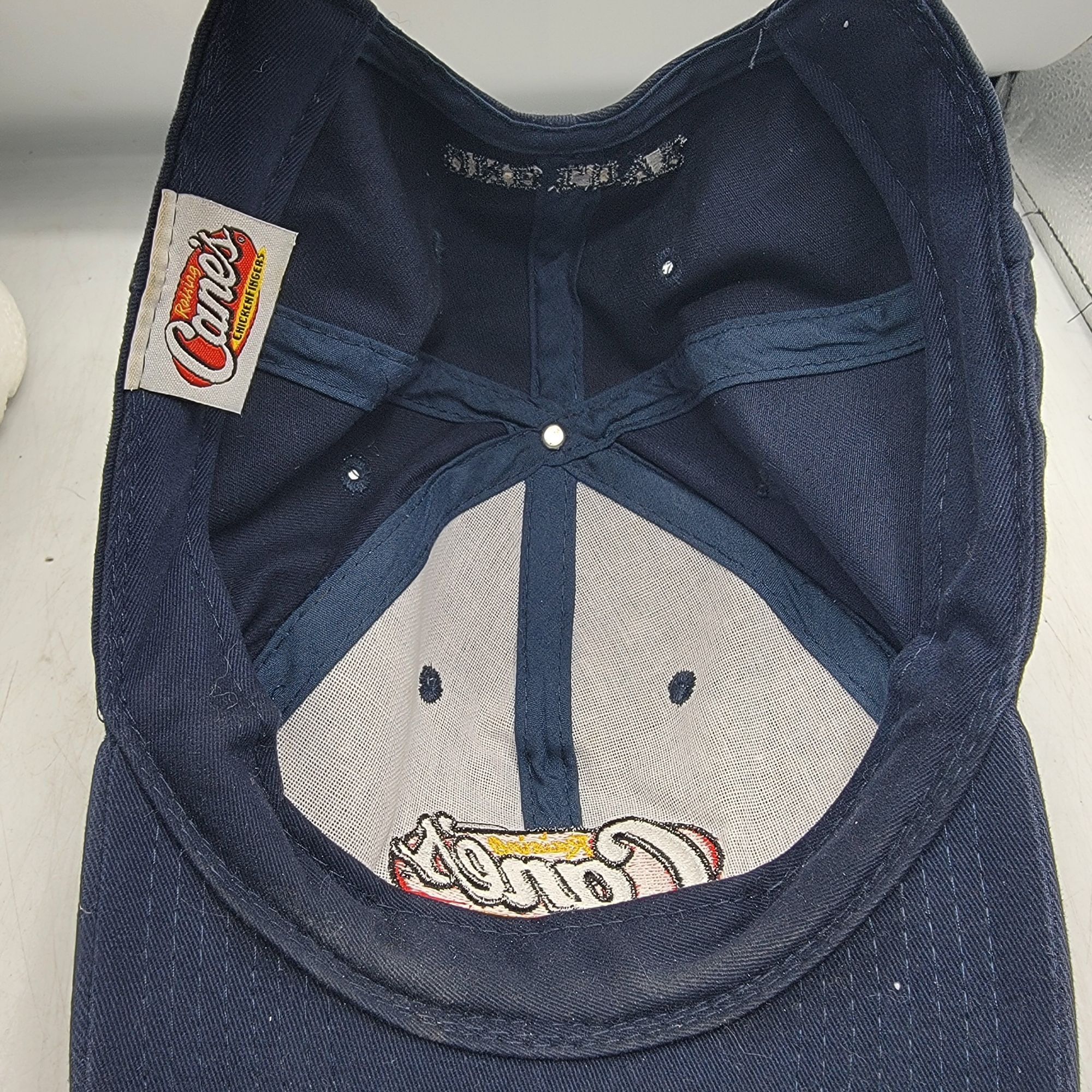 Other Raising Canes One Love Adults Blue Adjustable Baseball Hat C Size ONE SIZE - 7 Thumbnail