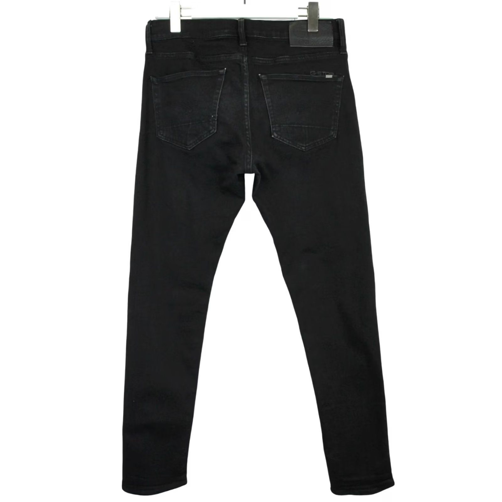 G-Star G-STAR 3301 Slim Jeans Men's W31/L34 Black Denim Button Fly Stretch Pockets Jeans Mens W31/L34 Black Denim Button Fly Stretch Pockets Size US 31 - 2 Thumbnail