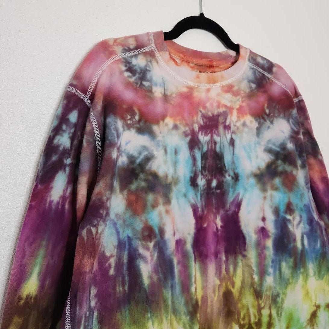 Sonoma Custom SNOW Tie Dye Long Sleeve Nature Earth Tones Cobain Size US L / EU 52-54 / 3 - 2 Thumbnail