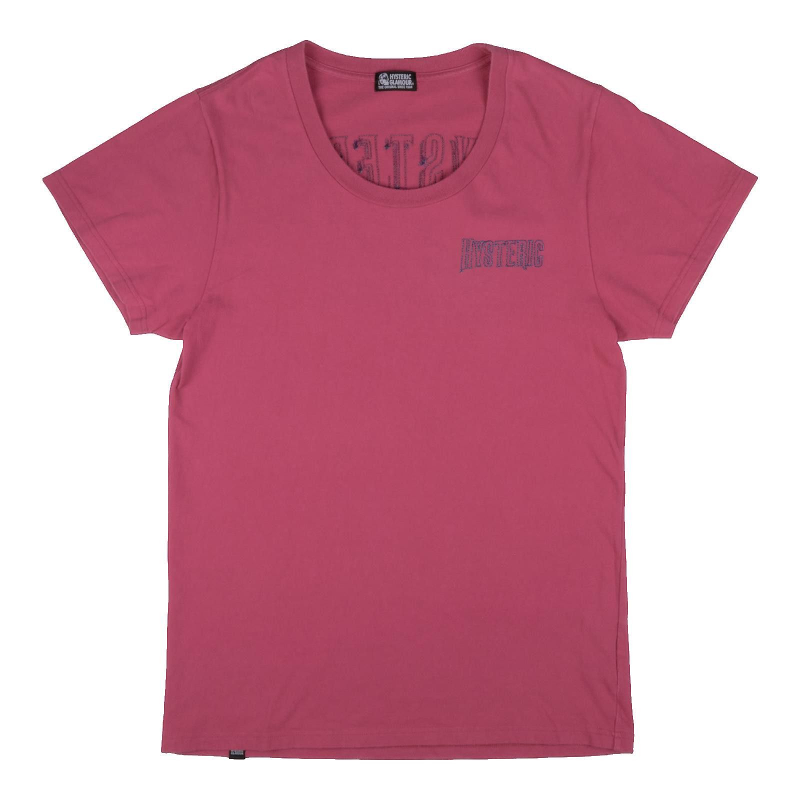Hysteric Glamour Hysteric Glamour Premium Quality Embroidered Magenta Tee Size ONE SIZE - 1 Thumbnail
