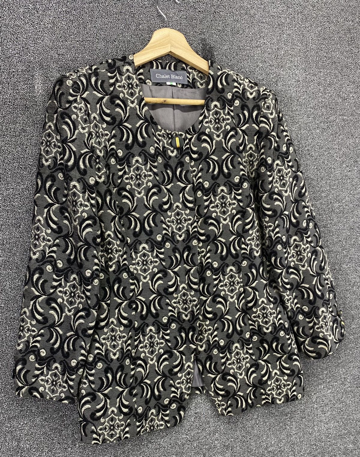 Japanese Brand Vintage Chalet Blanc Coat Cardigan Jacket Size S / US 4 / IT 40 - 2 Thumbnail