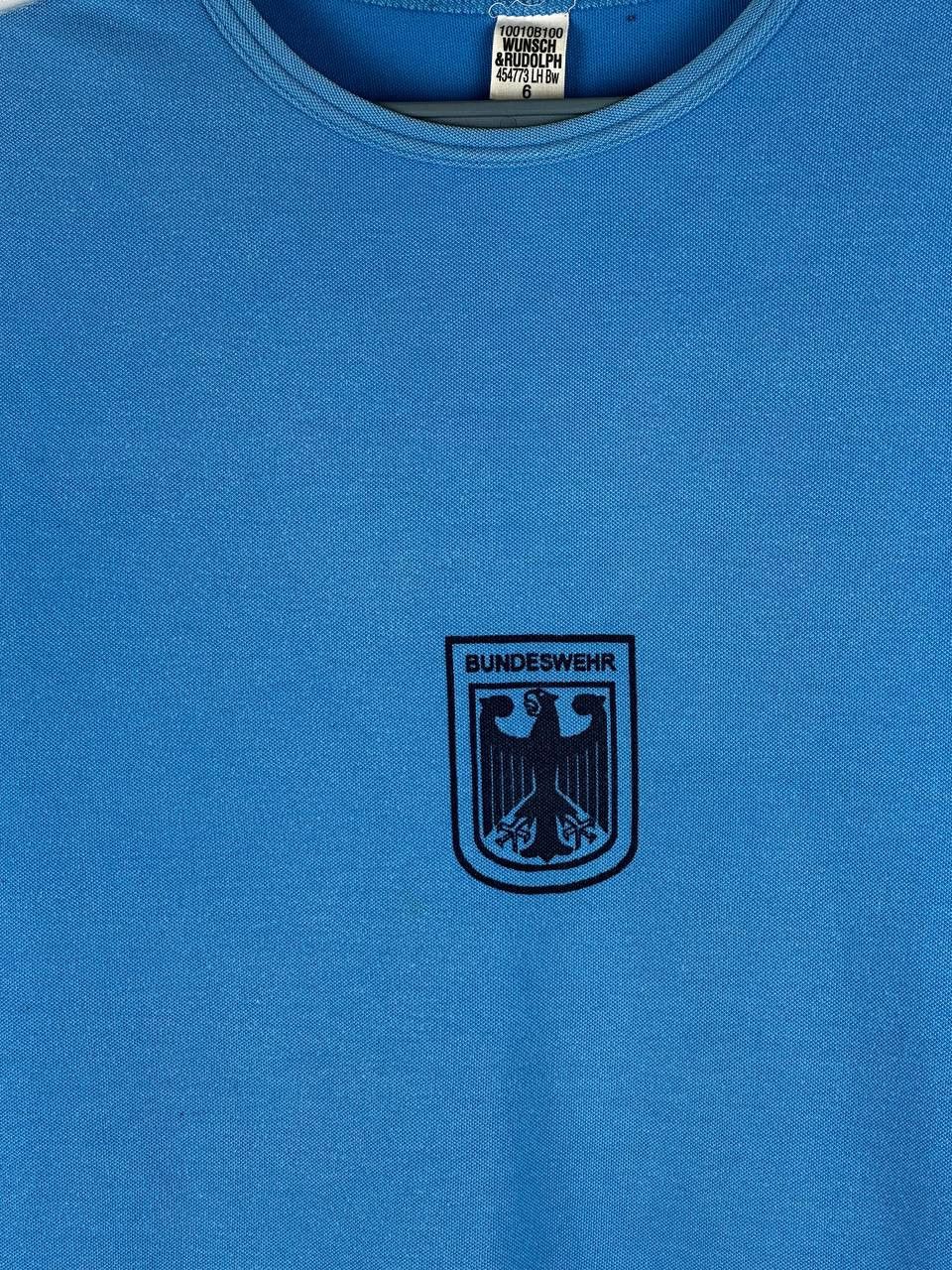 Vintage 80s Wunsch & Rudolph Bundeswehr Germany Trainer Tee Size US M / EU 48-50 / 2 - 4 Thumbnail