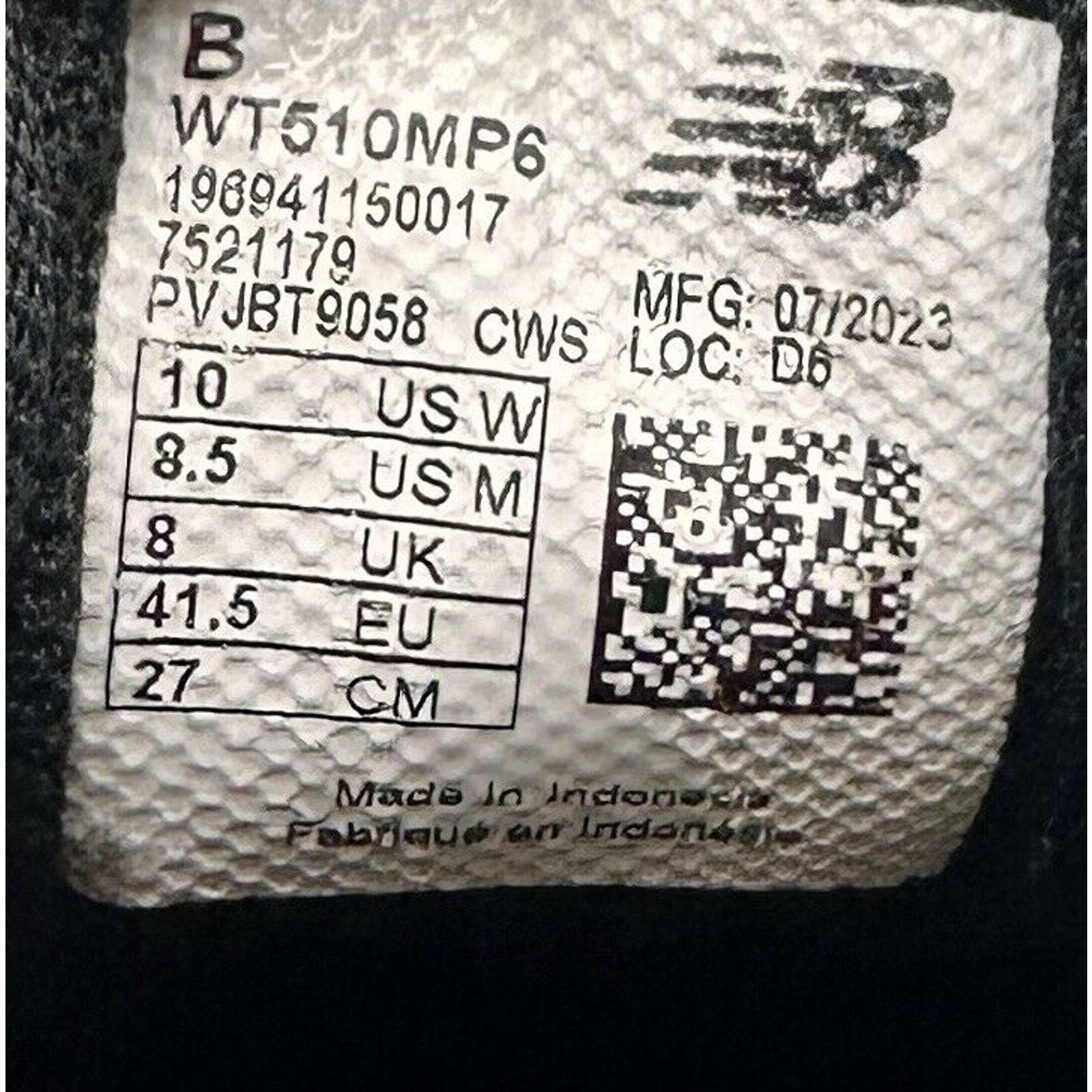 New Balance New Balance Women Fresh Foam 510 Running Shoe (WT510MP6) 10M Size US 10 / IT 40 - 13 Thumbnail