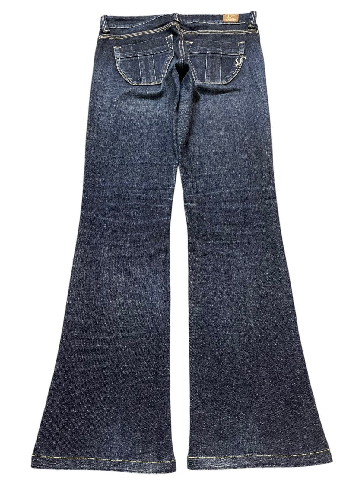 Hysteric Glamour Vintage Japanese Brand Blue Faded Wash Style Bootcut Jeans Size US 30 / EU 46 - 2 Thumbnail