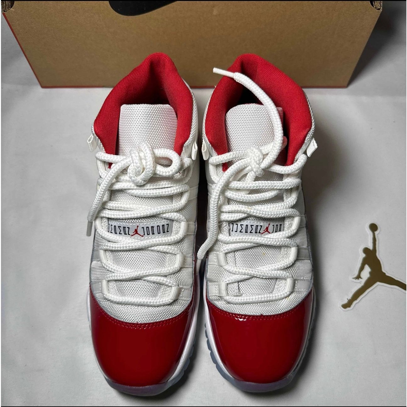 Jordan Brand × Nike Size 7 - Nike Air Jordan 11 Retro GS Cherry Men's Shoes Size US 7 / EU 40 - 4 Thumbnail