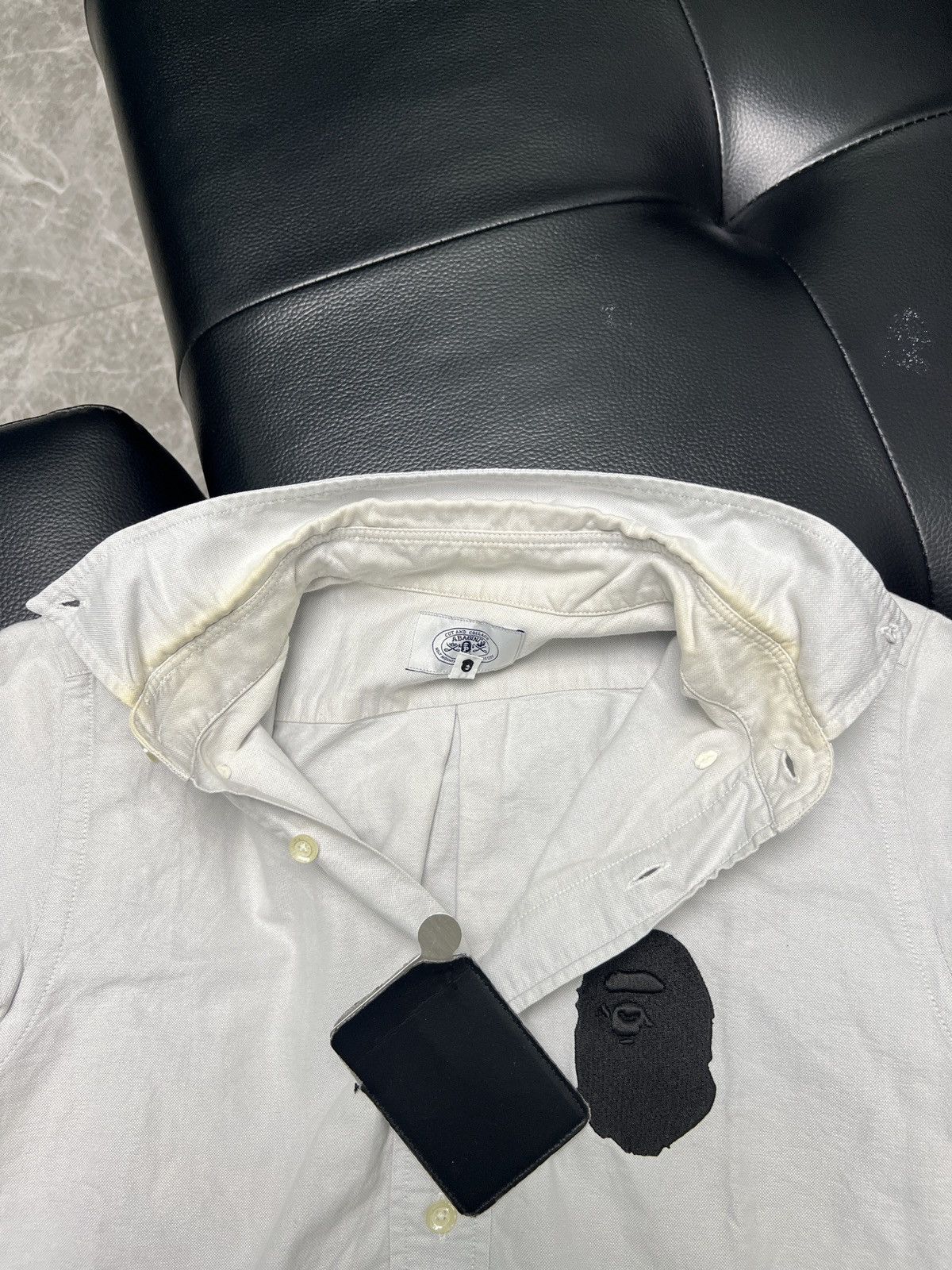 Bape A Bathing Ape Ape Head Embroidered “93” Short Sleeve Button Size US M / EU 48-50 / 2 - 10 Thumbnail