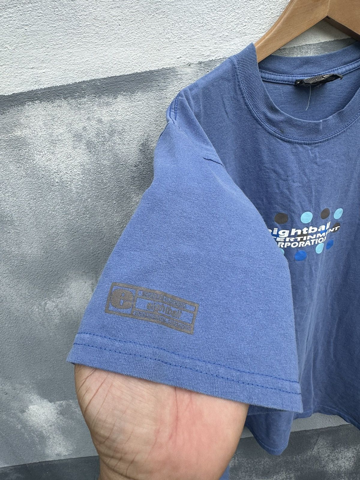 Vintage Vintage 90s Eightball entertinment corporation blue tee L Size US L / EU 52-54 / 3 - 5 Thumbnail