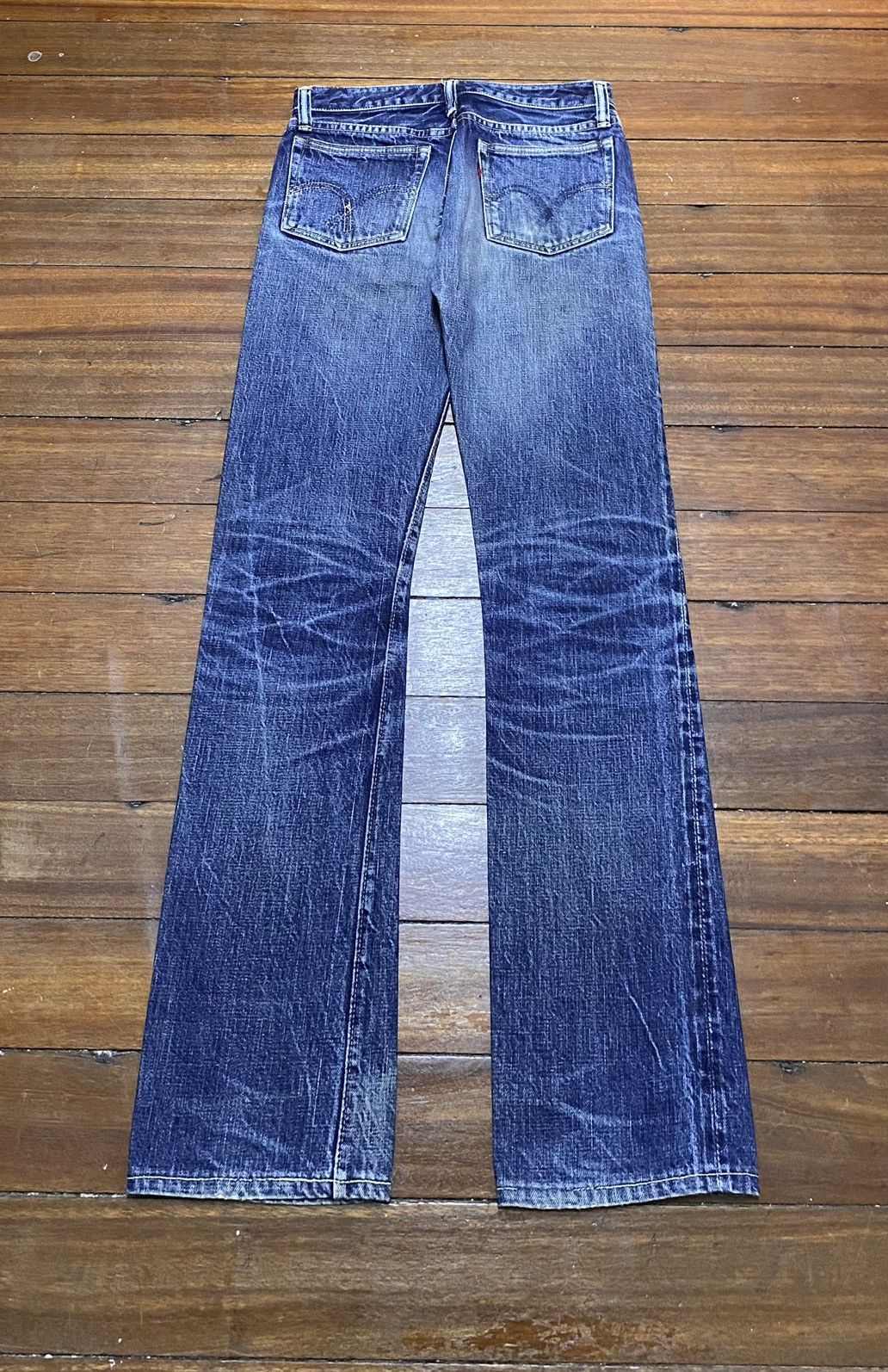 Full Count & Co. Rare Design Vintage Japanese Brand Full Count Jeans 2000s Size US 29 - 2 Thumbnail