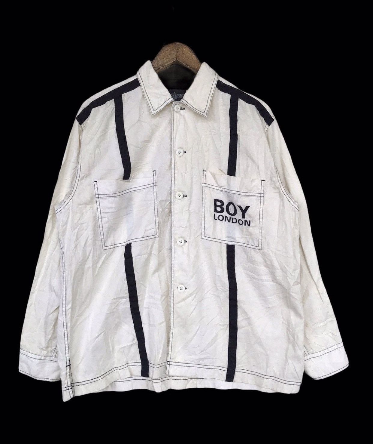Boy London Vintage 90s Boy London Button Shirt Size US L / EU 52-54 / 3 - 1 Thumbnail